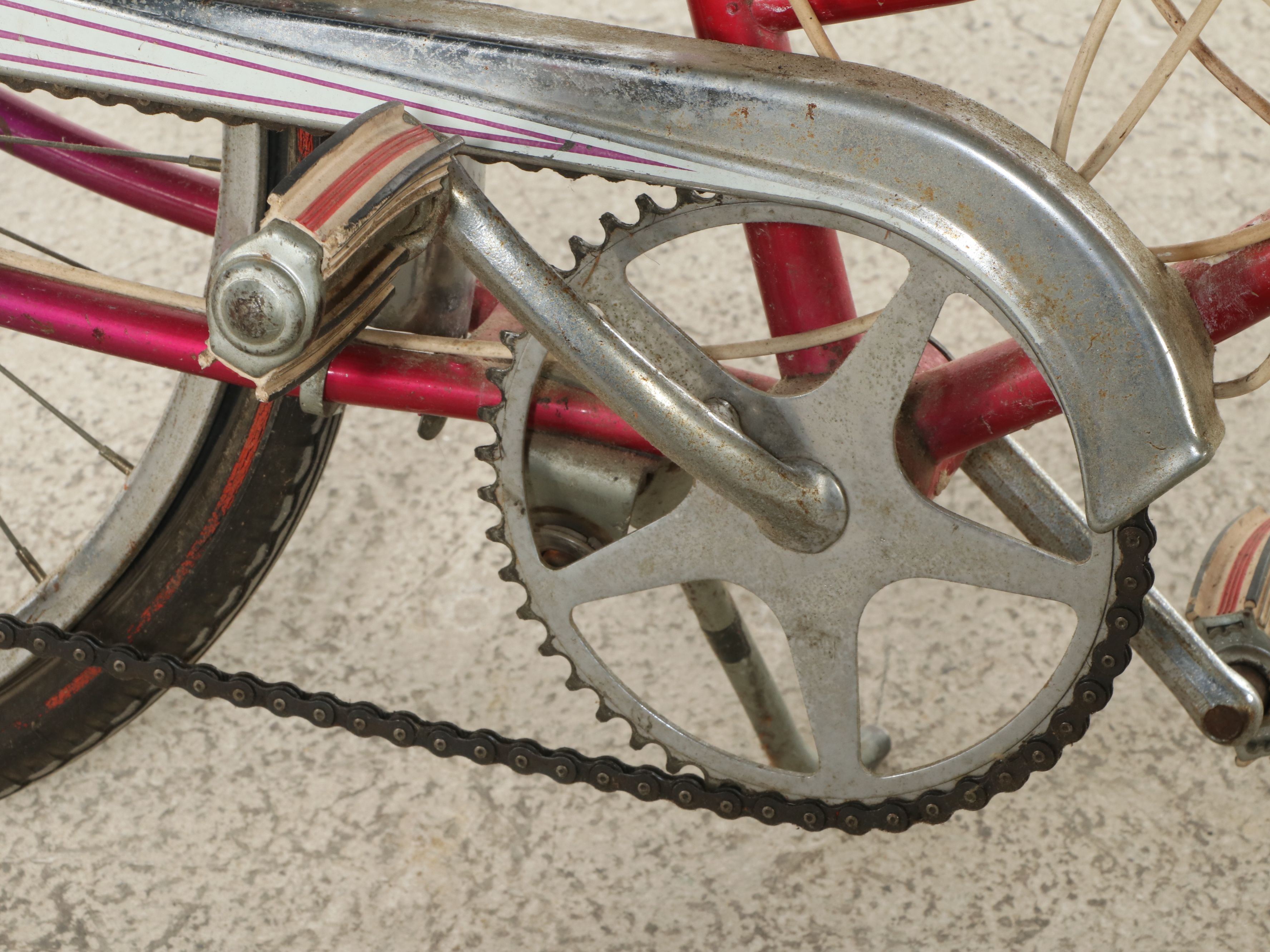 Sears Roebuck and Co. Red Banana Seat Cruiser, Mid-20th Century