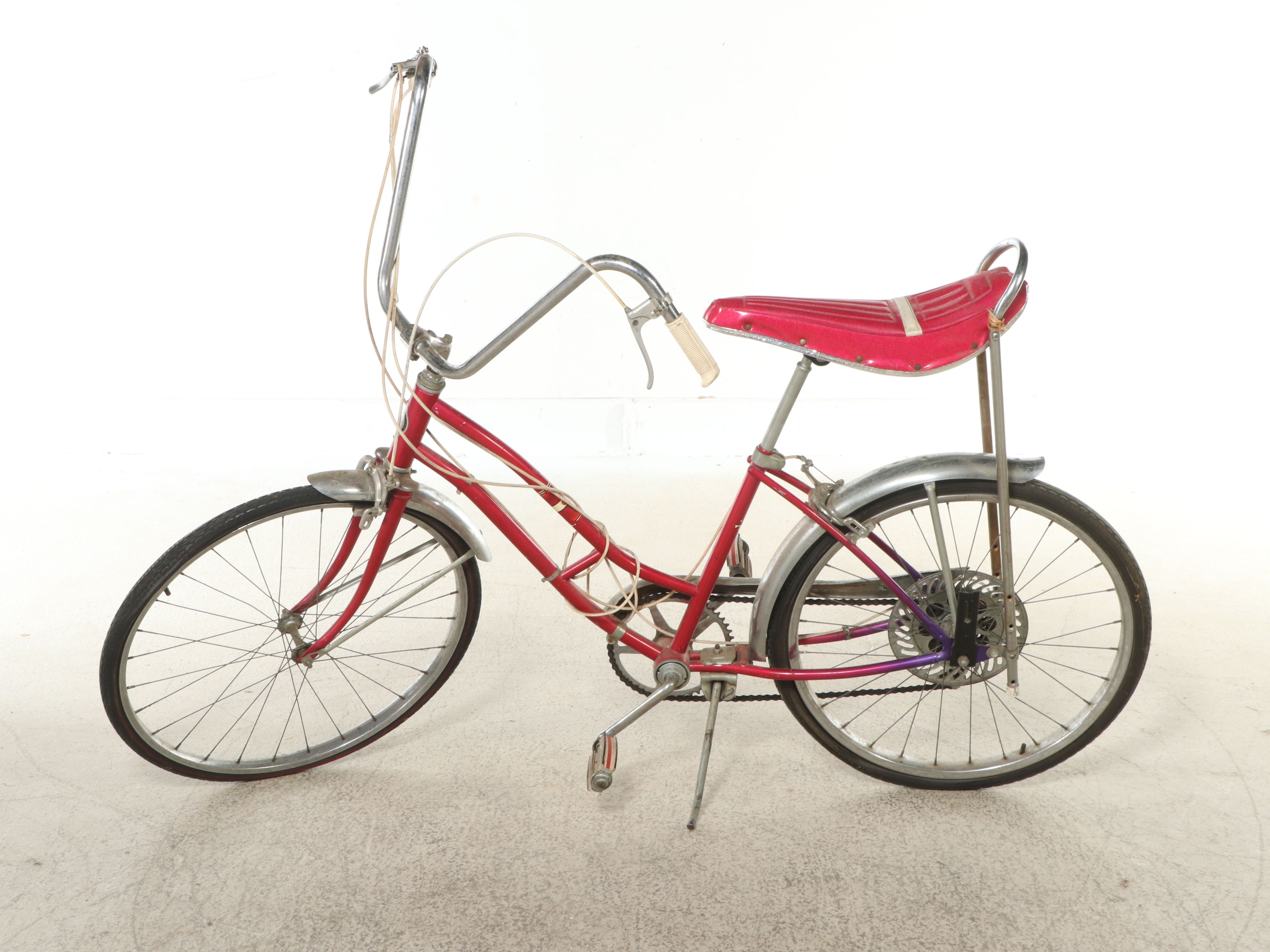 Sears Roebuck and Co. Red Banana Seat Cruiser, Mid-20th Century