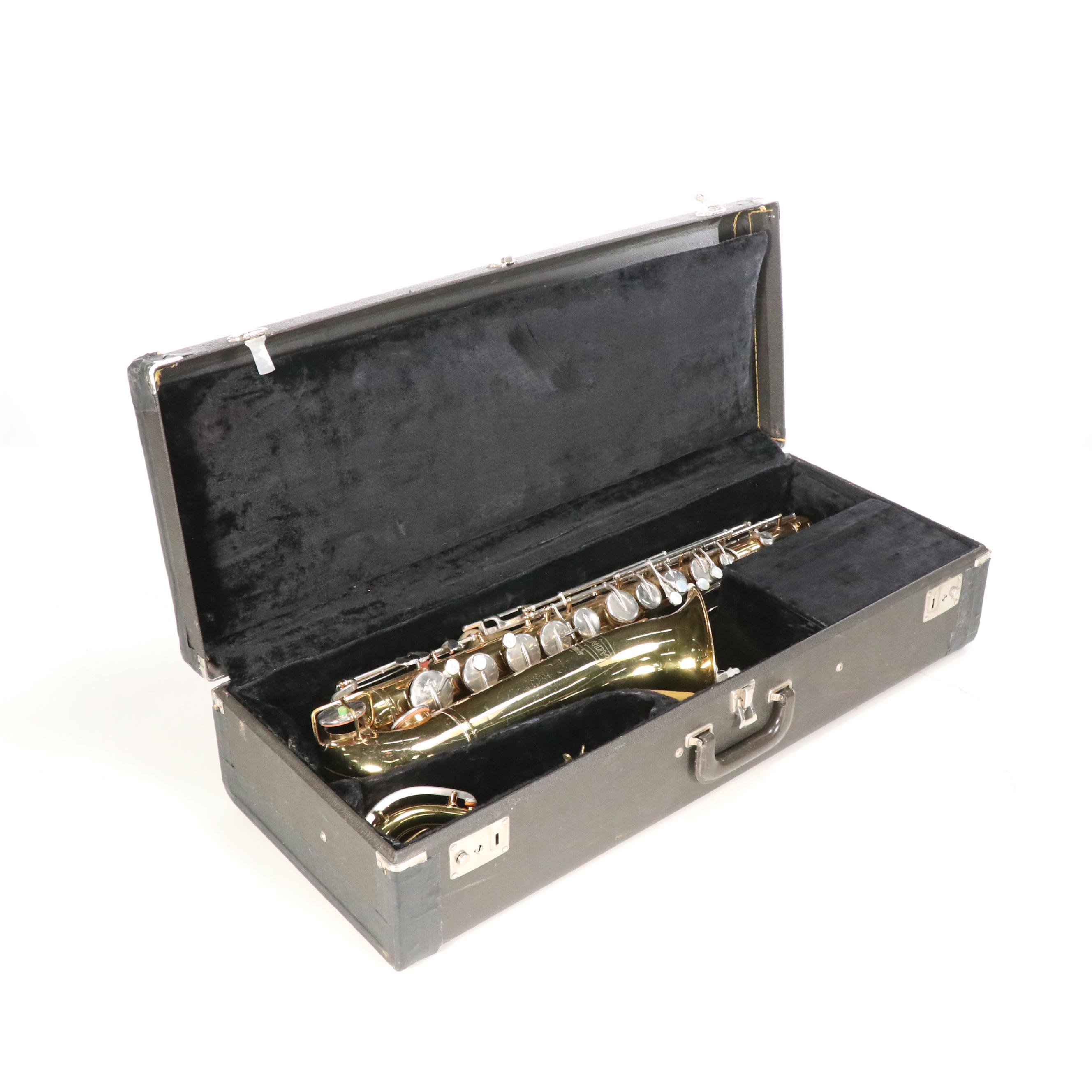 Selmer Bundy Gold-Finish Saxophone with Mother-of-Pearl Keys