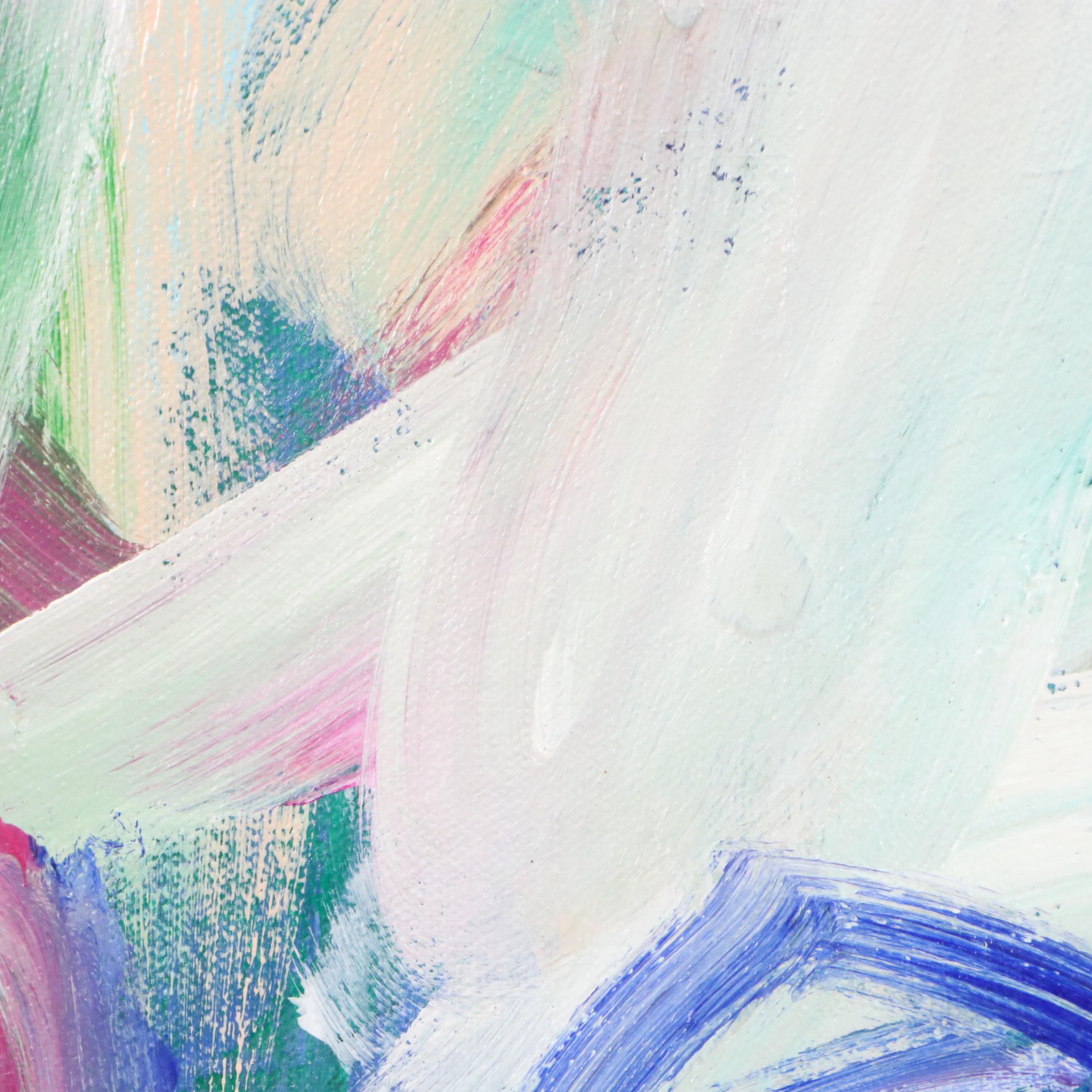 Robbie Kemper Abstract Acrylic Painting "Wild Magenta," 2025