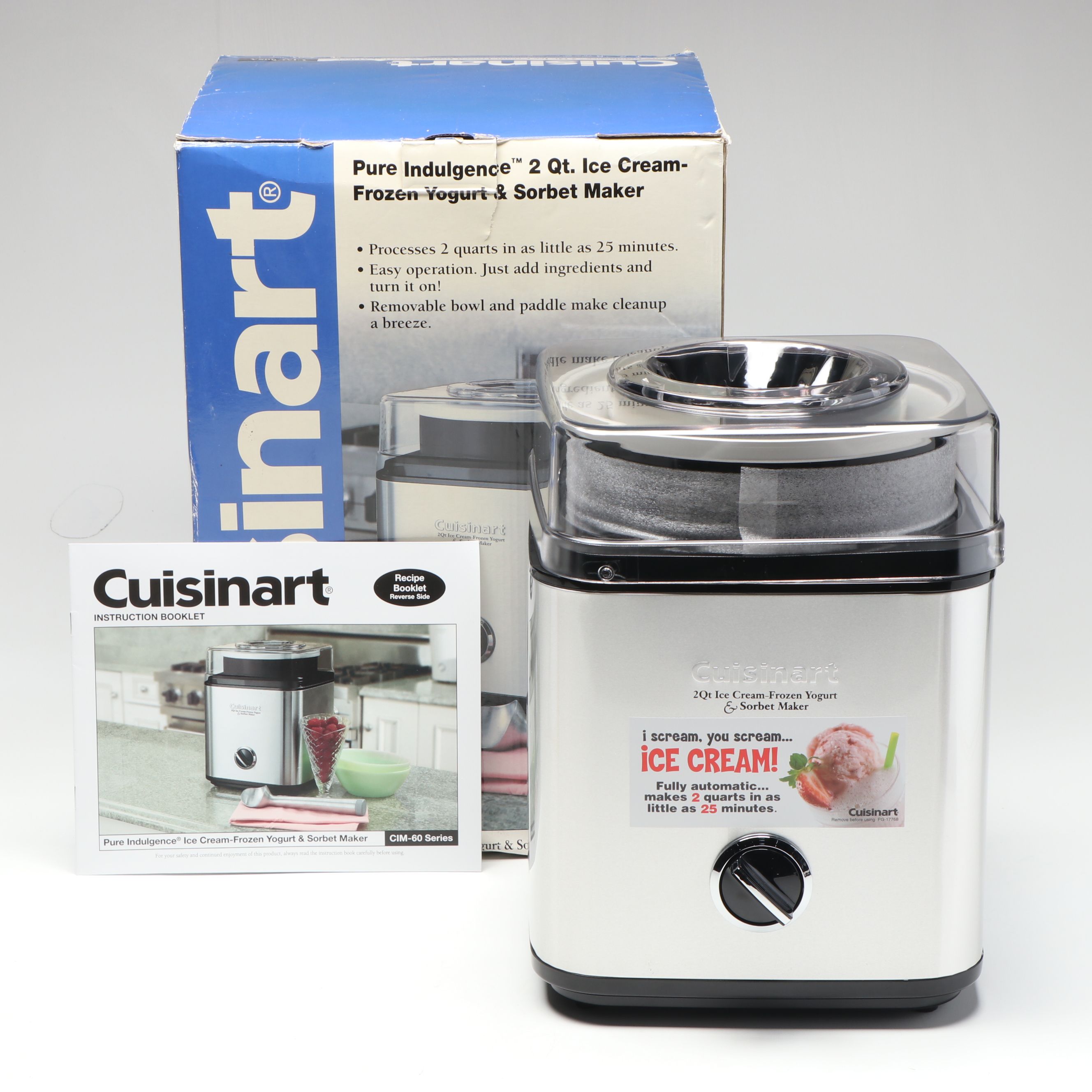Cuisinart 2 Quart Ice Cream Maker