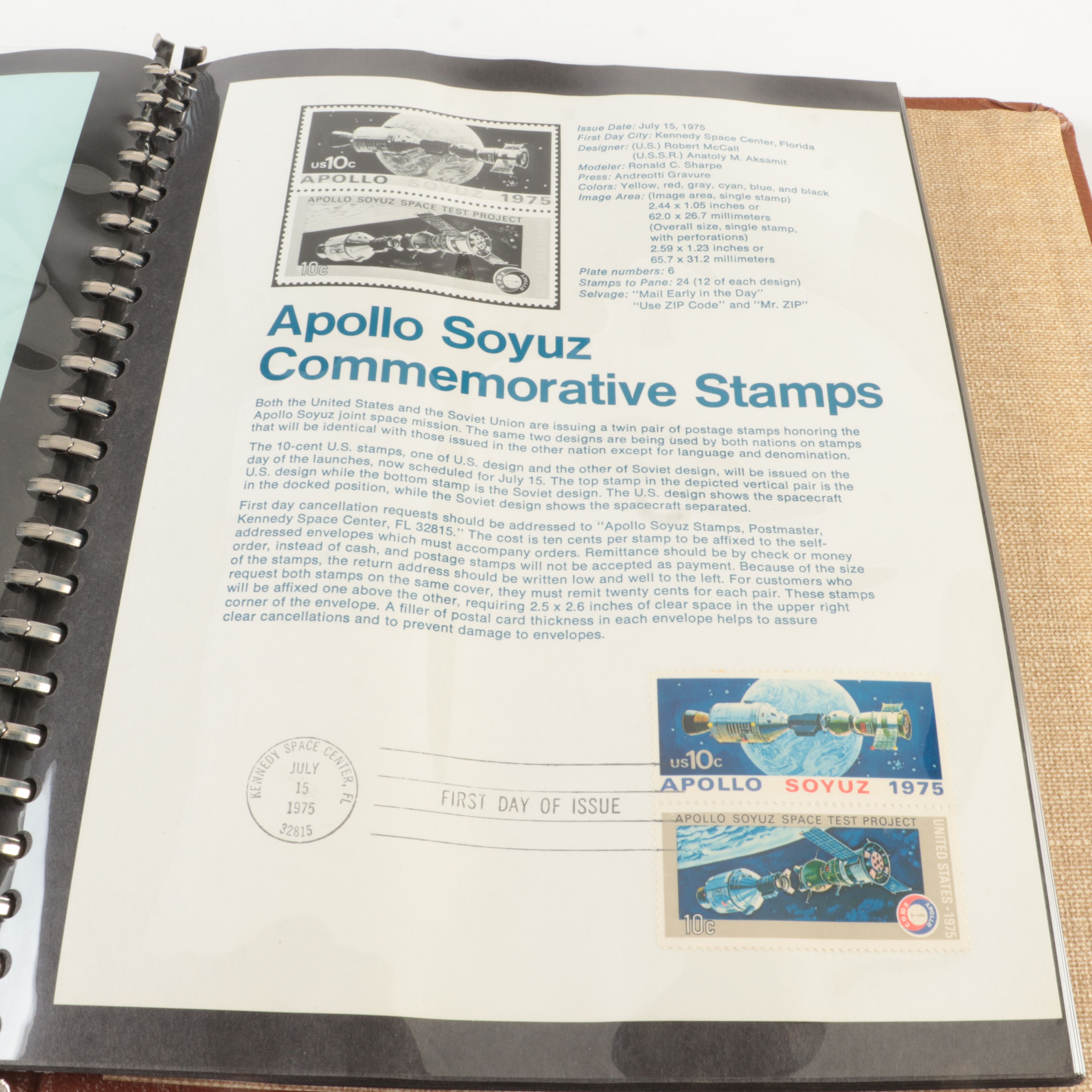 Three  Albums of U.S. First Day Panels, 1975 to 1980