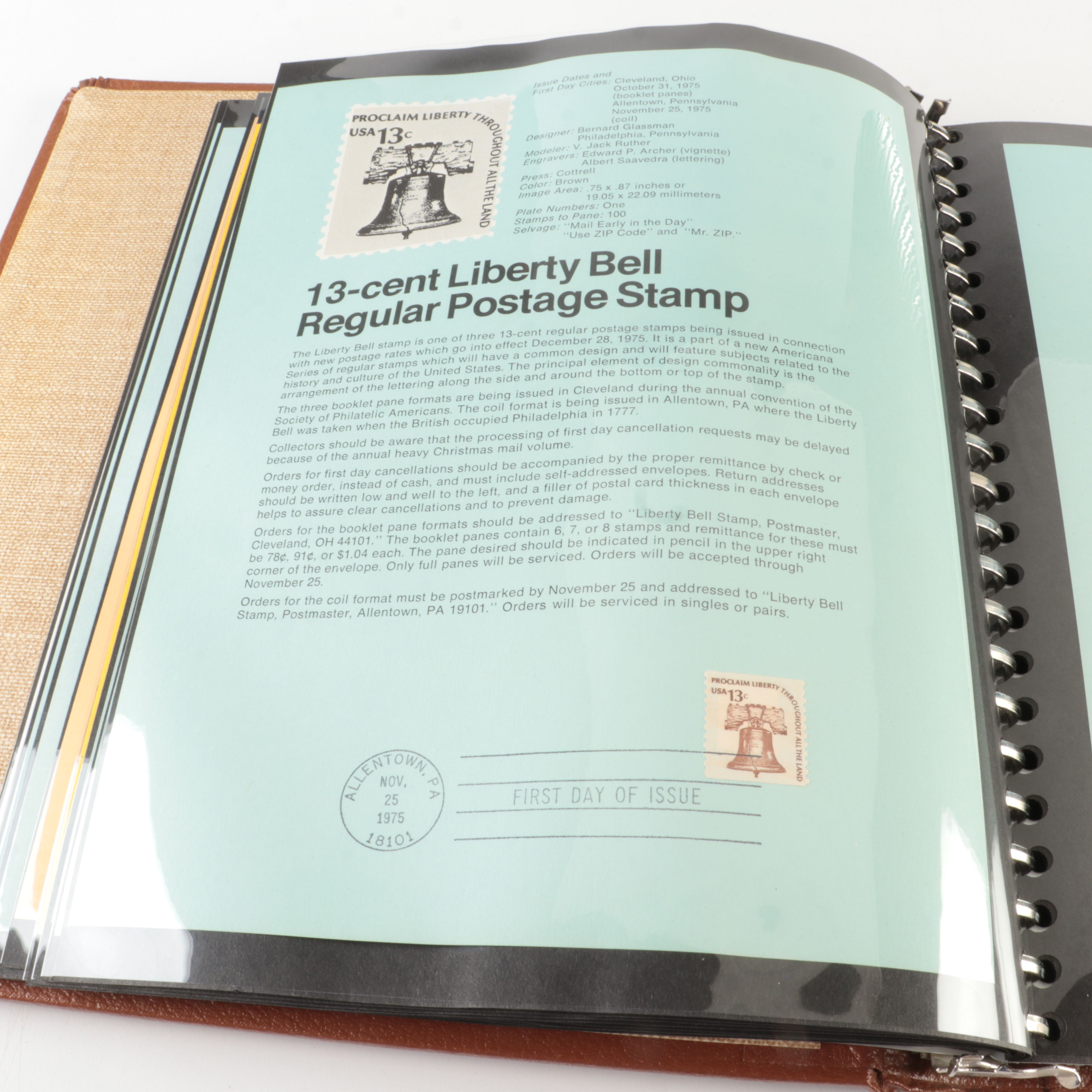 Three  Albums of U.S. First Day Panels, 1975 to 1980