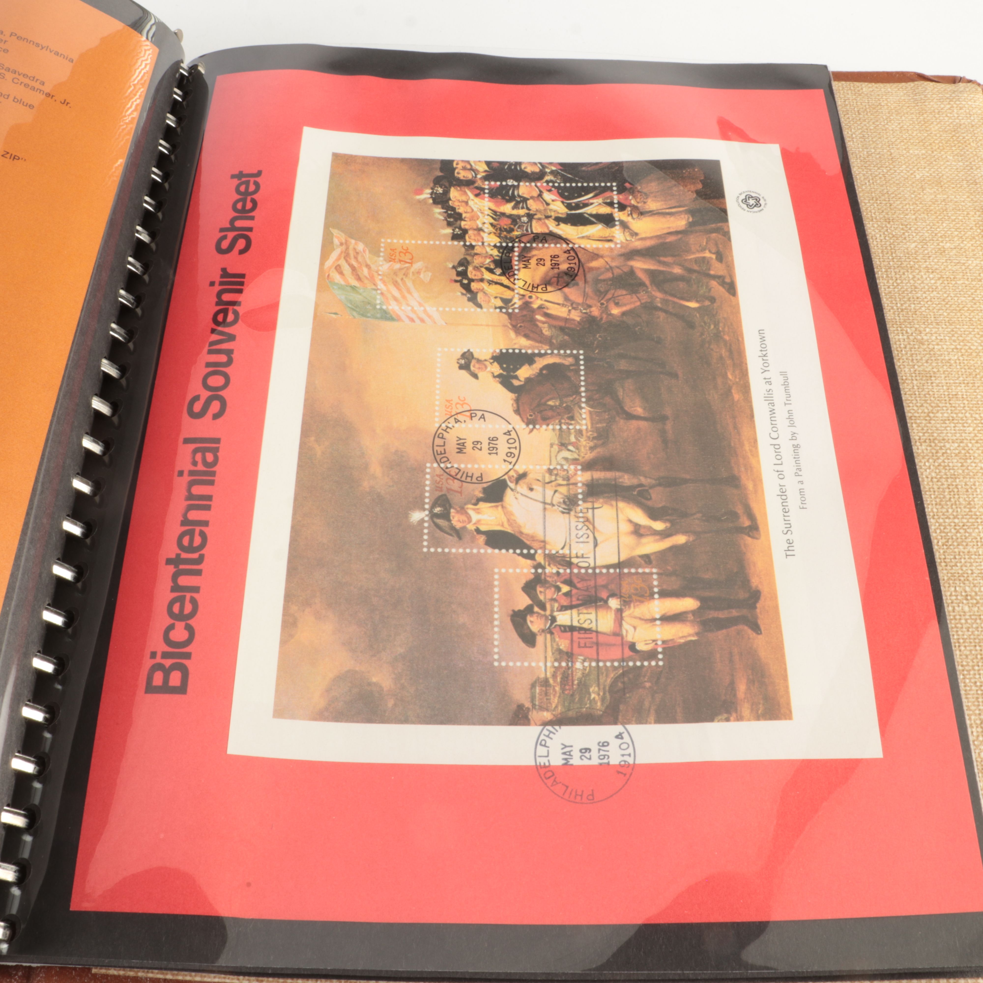 Three  Albums of U.S. First Day Panels, 1975 to 1980