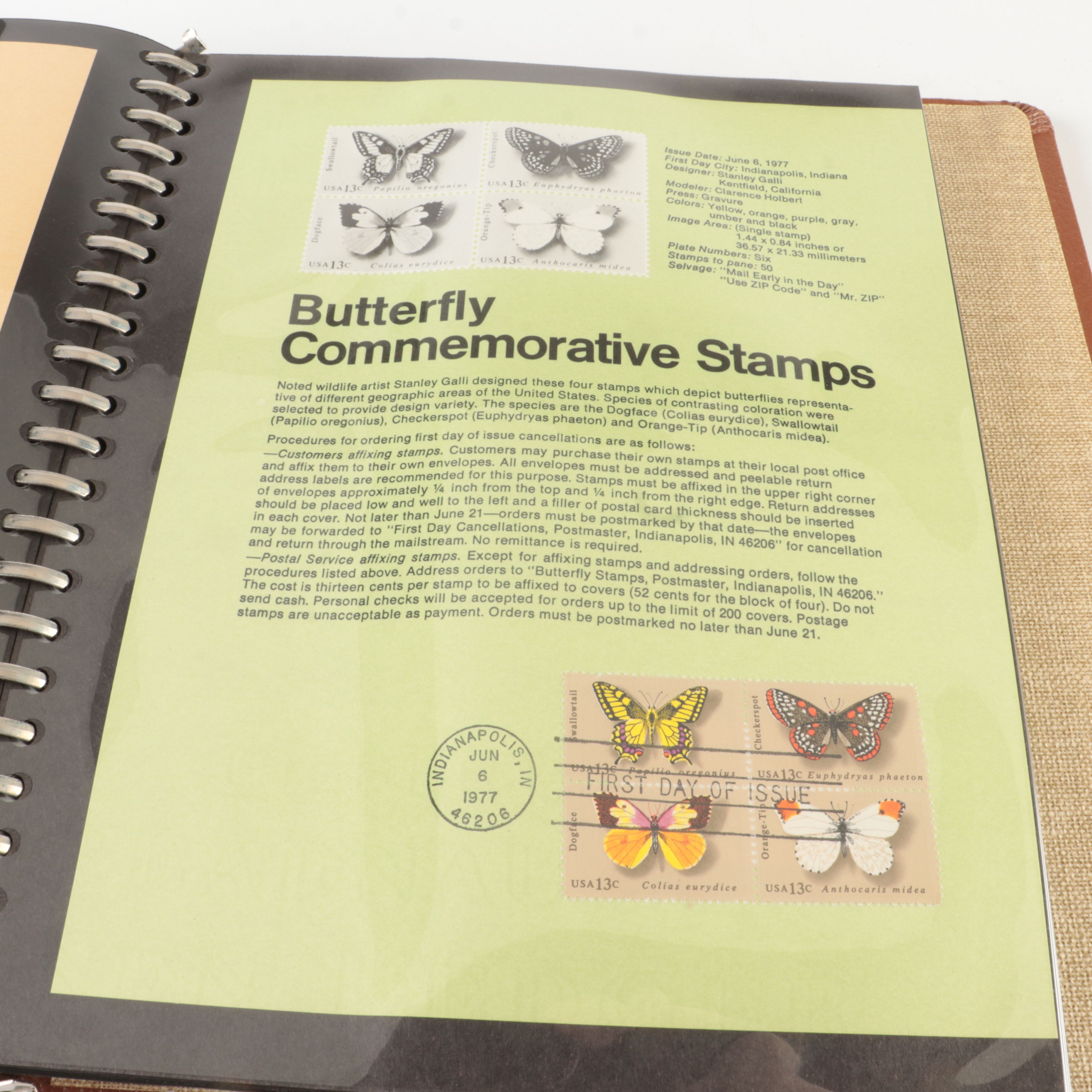 Three  Albums of U.S. First Day Panels, 1975 to 1980