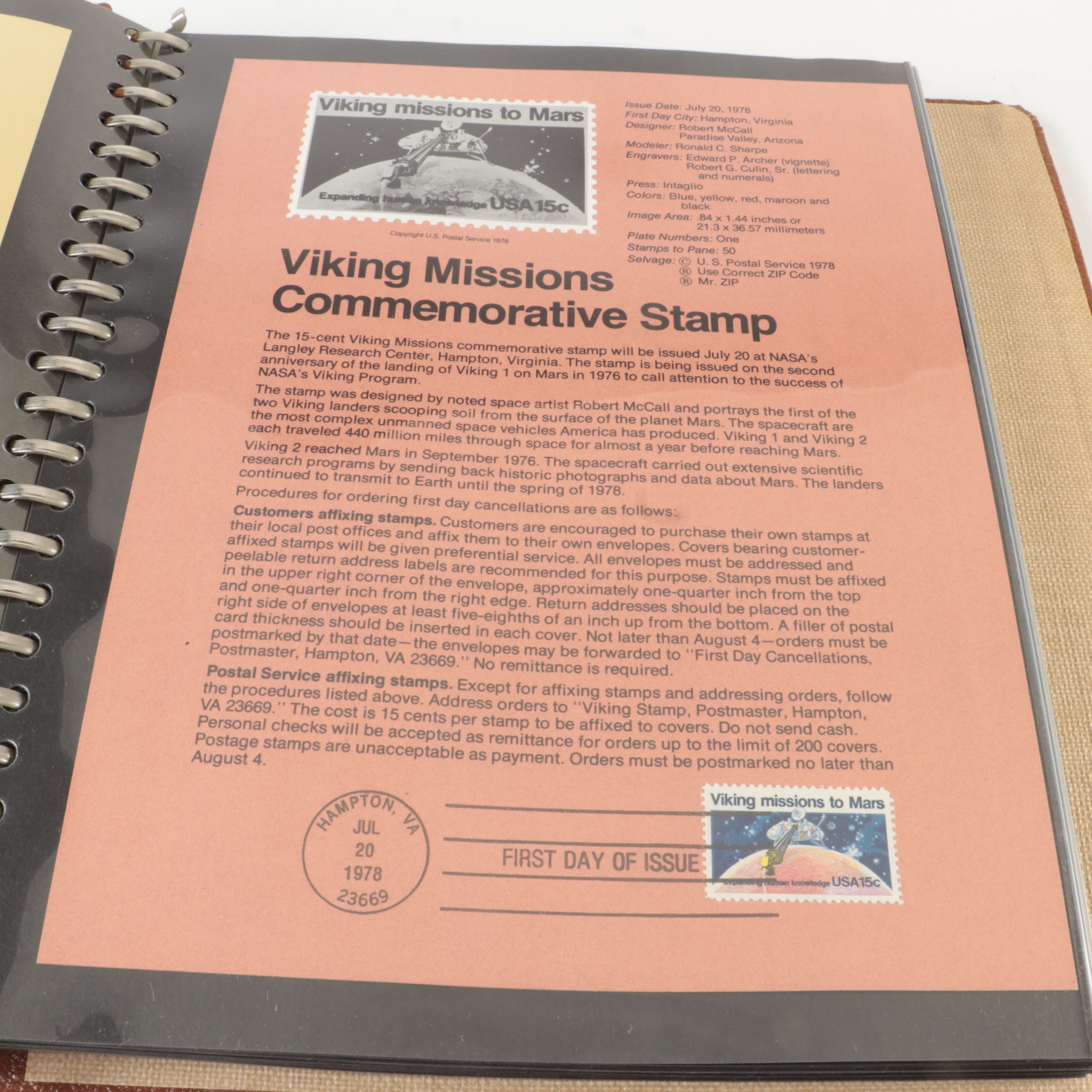 Three  Albums of U.S. First Day Panels, 1975 to 1980