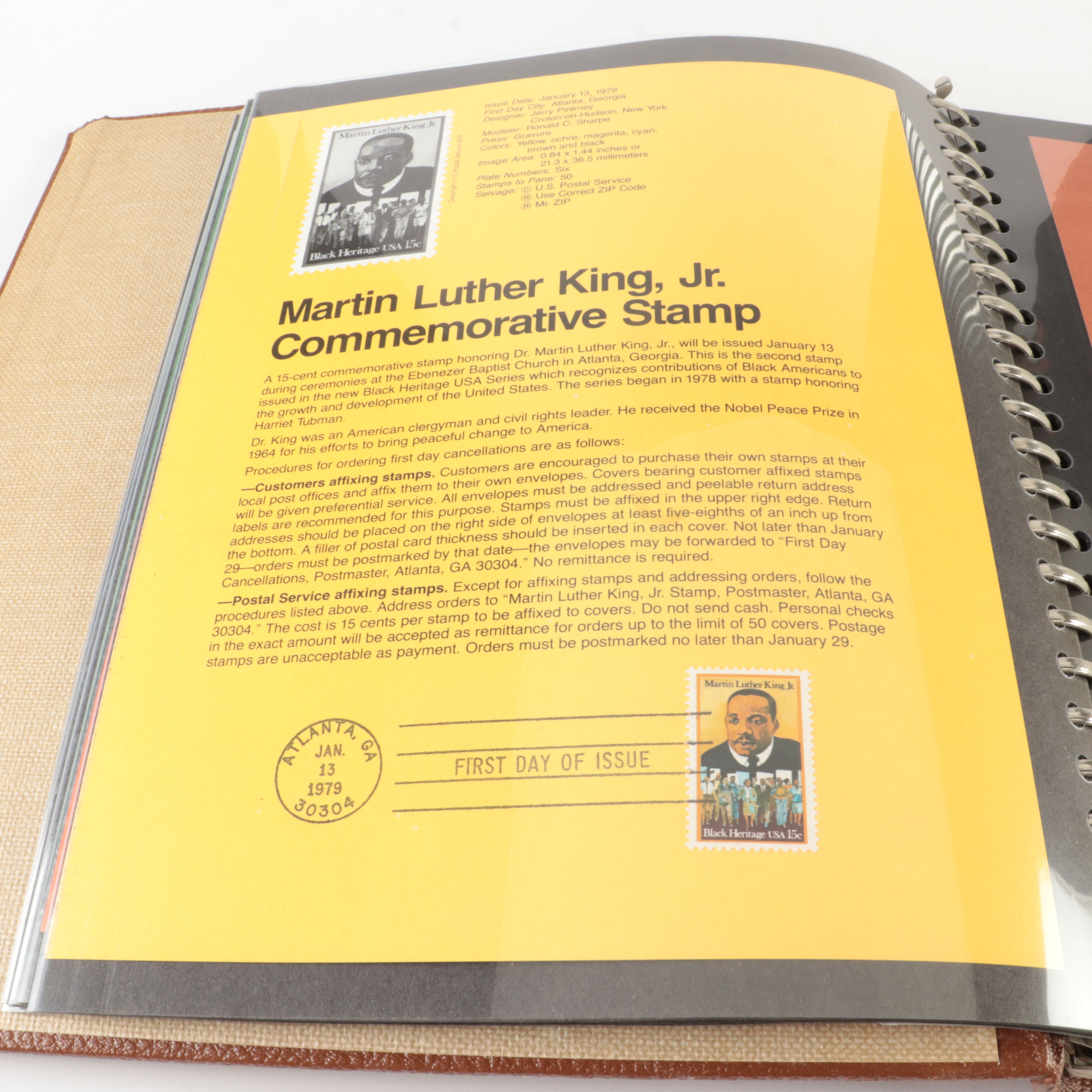 Three  Albums of U.S. First Day Panels, 1975 to 1980