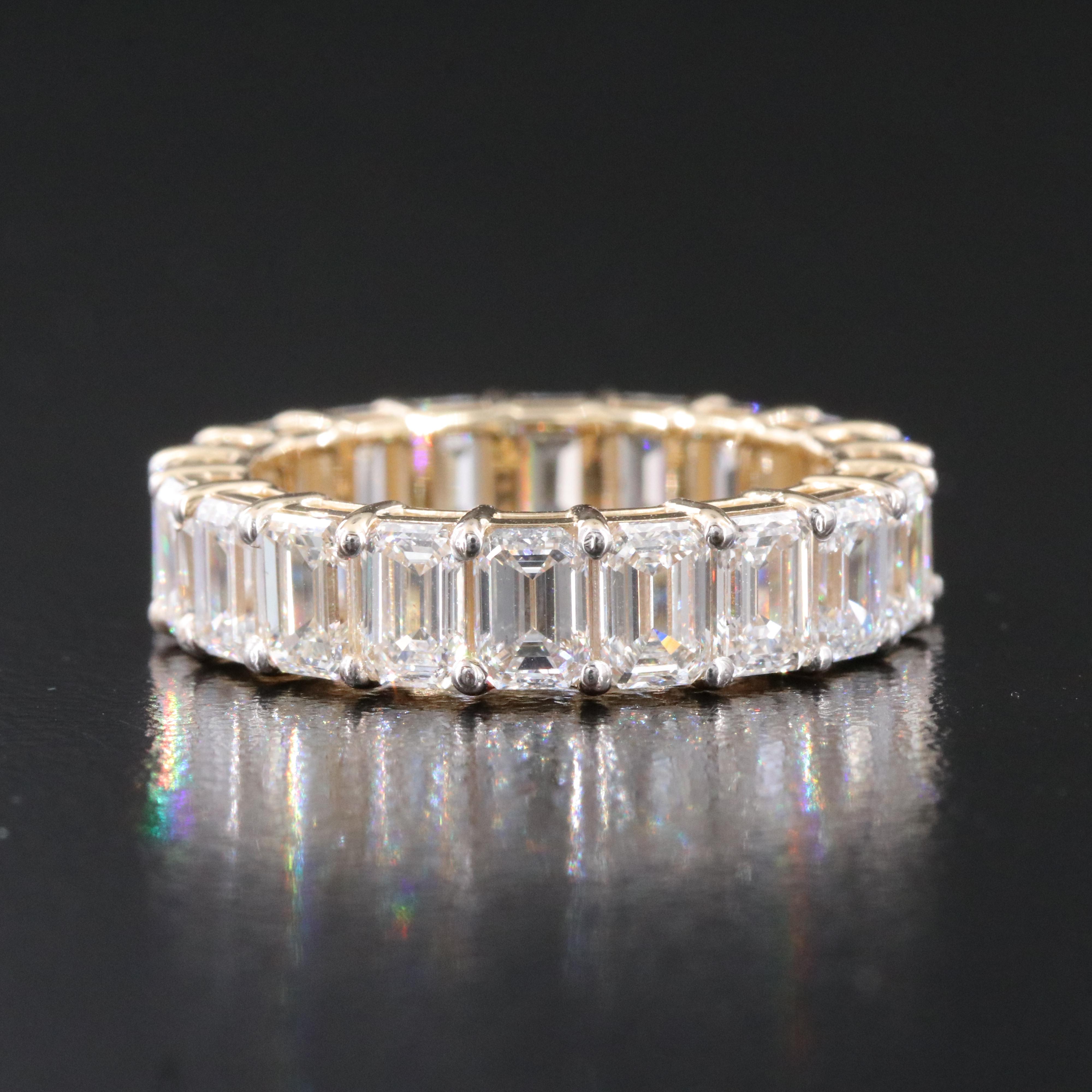 14K 6.54 CTW Lab Grown Diamond Eternity Band