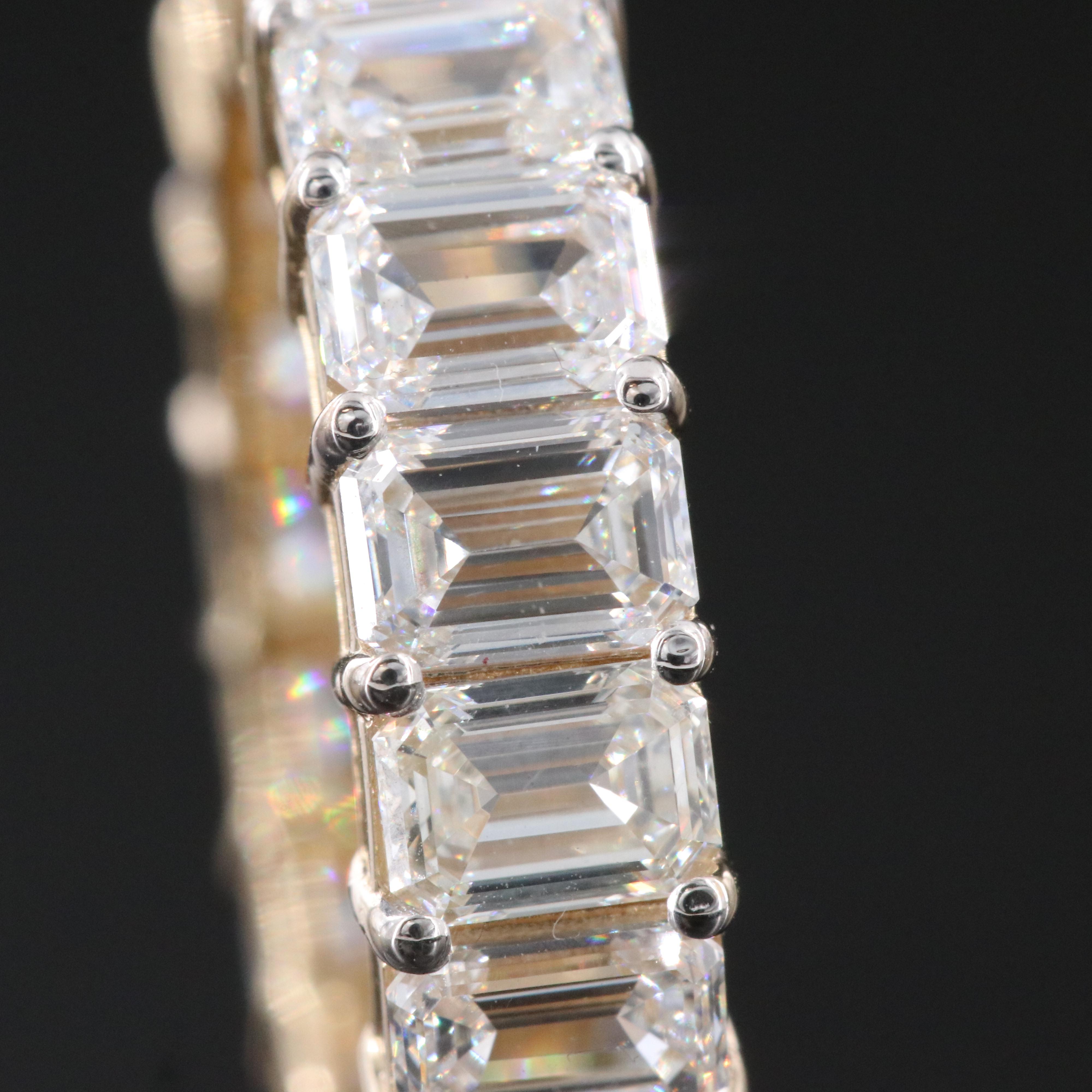 14K 6.54 CTW Lab Grown Diamond Eternity Band