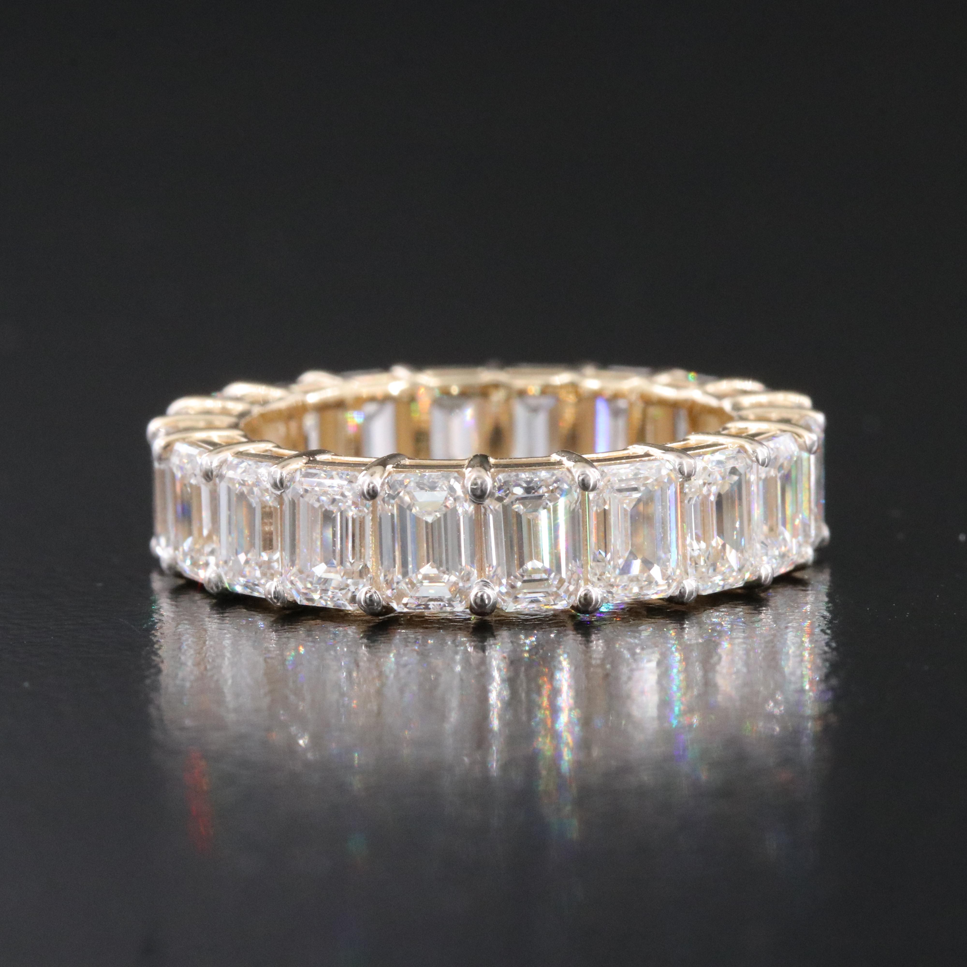 14K 6.54 CTW Lab Grown Diamond Eternity Band