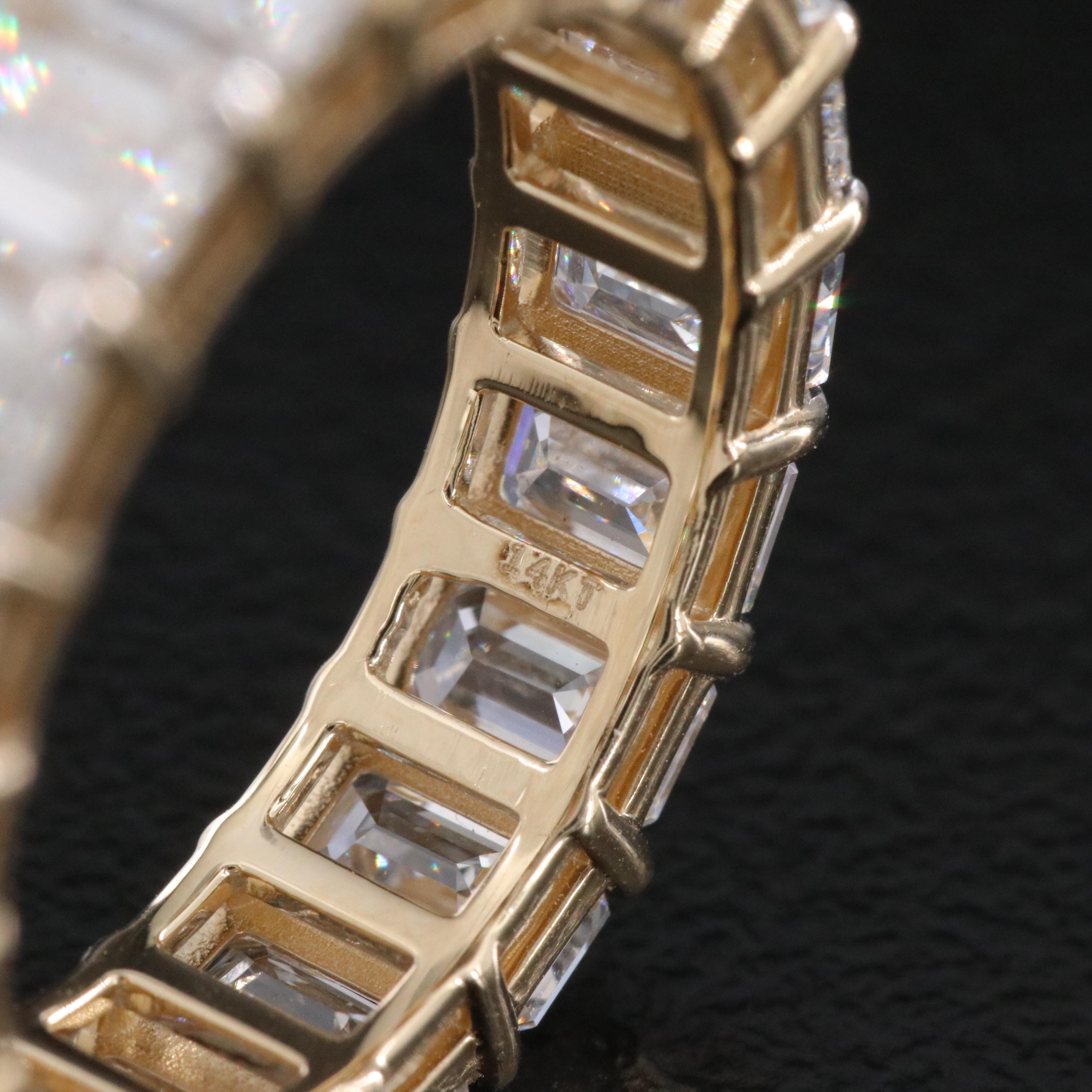 14K 6.54 CTW Lab Grown Diamond Eternity Band
