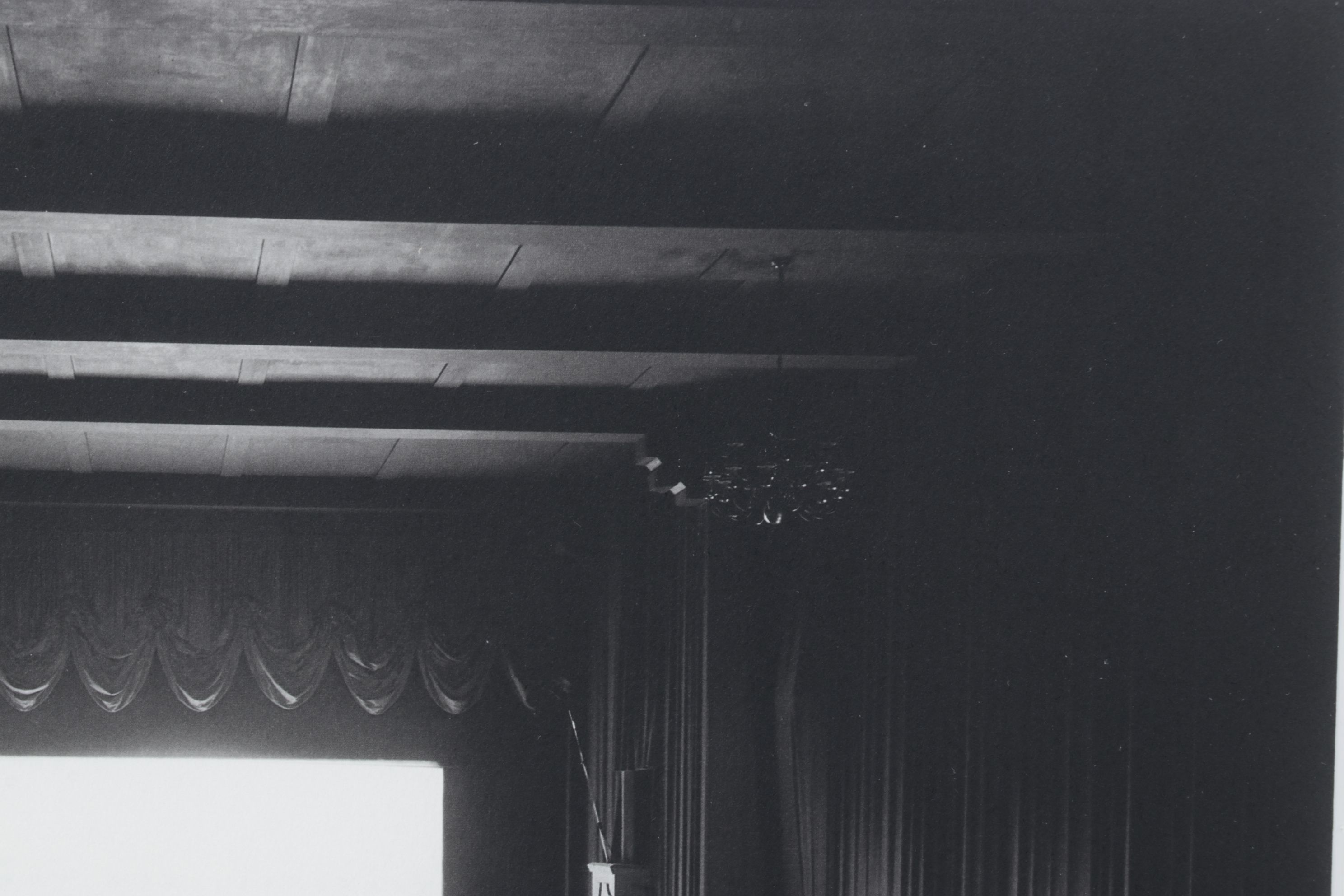 Hiroshi Sugimoto Offset Lithograph "Plaza, New York" from "Theaters" Series