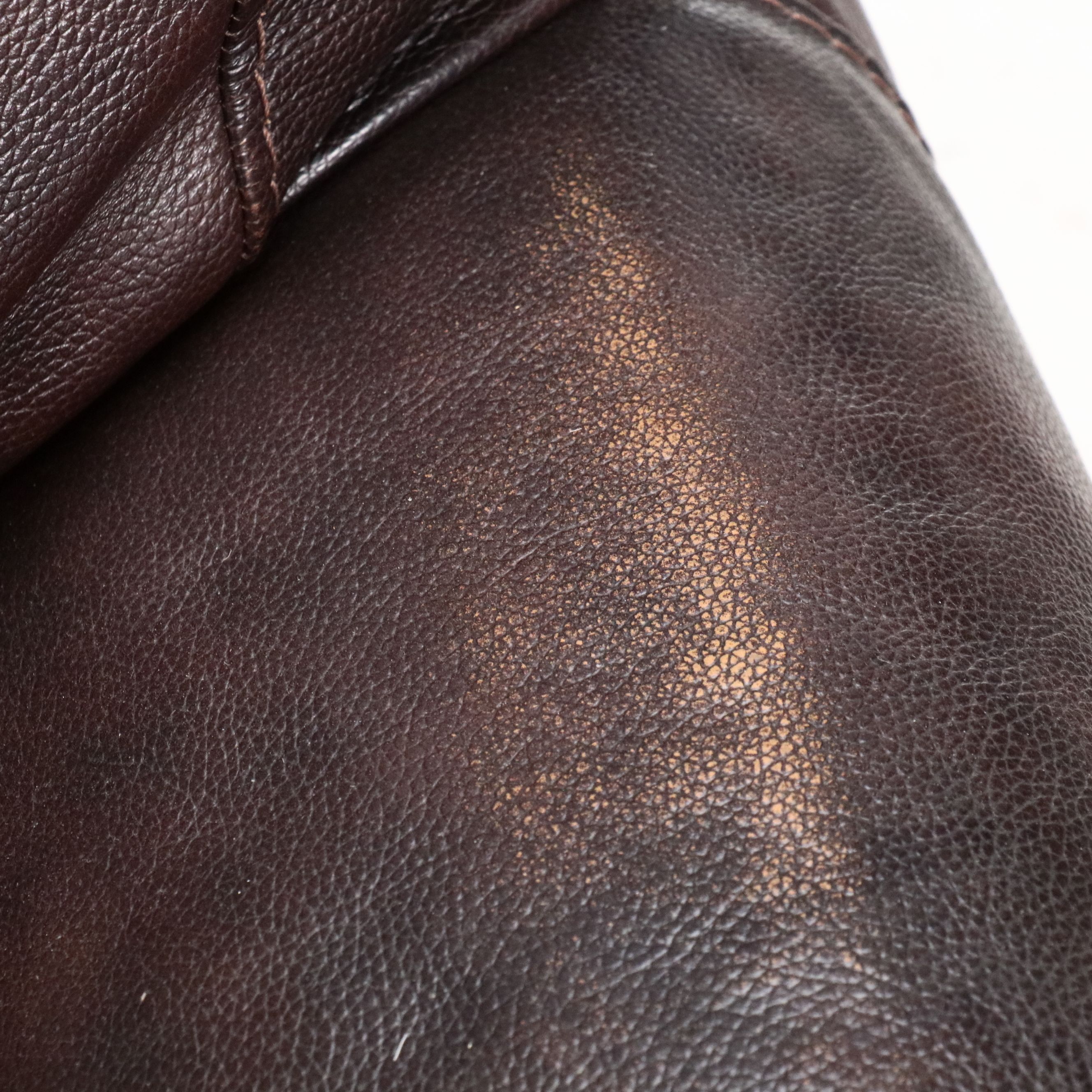 Ashley Furniture Leather Armchair with Nailhead Trim