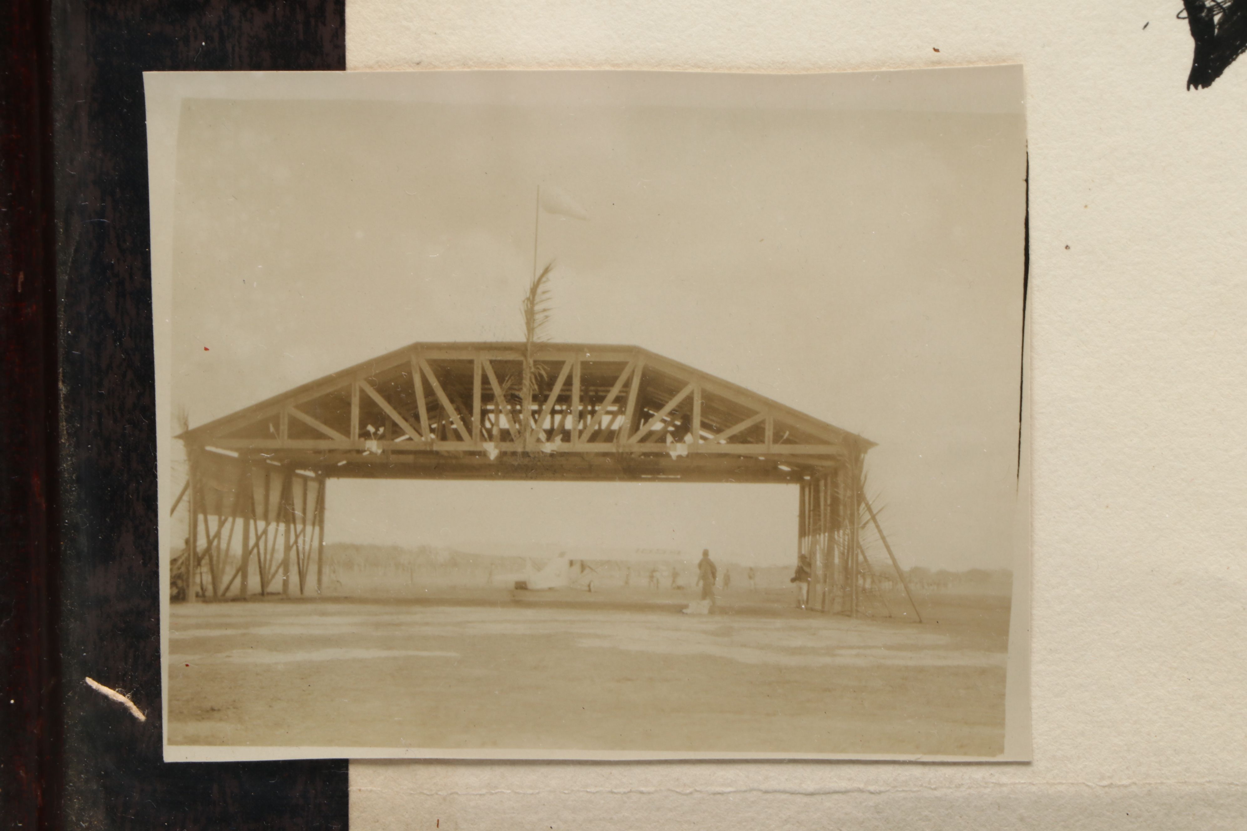 Antique Charles Lindbergh Signed Program and More Framed Memorabilia, 1920s