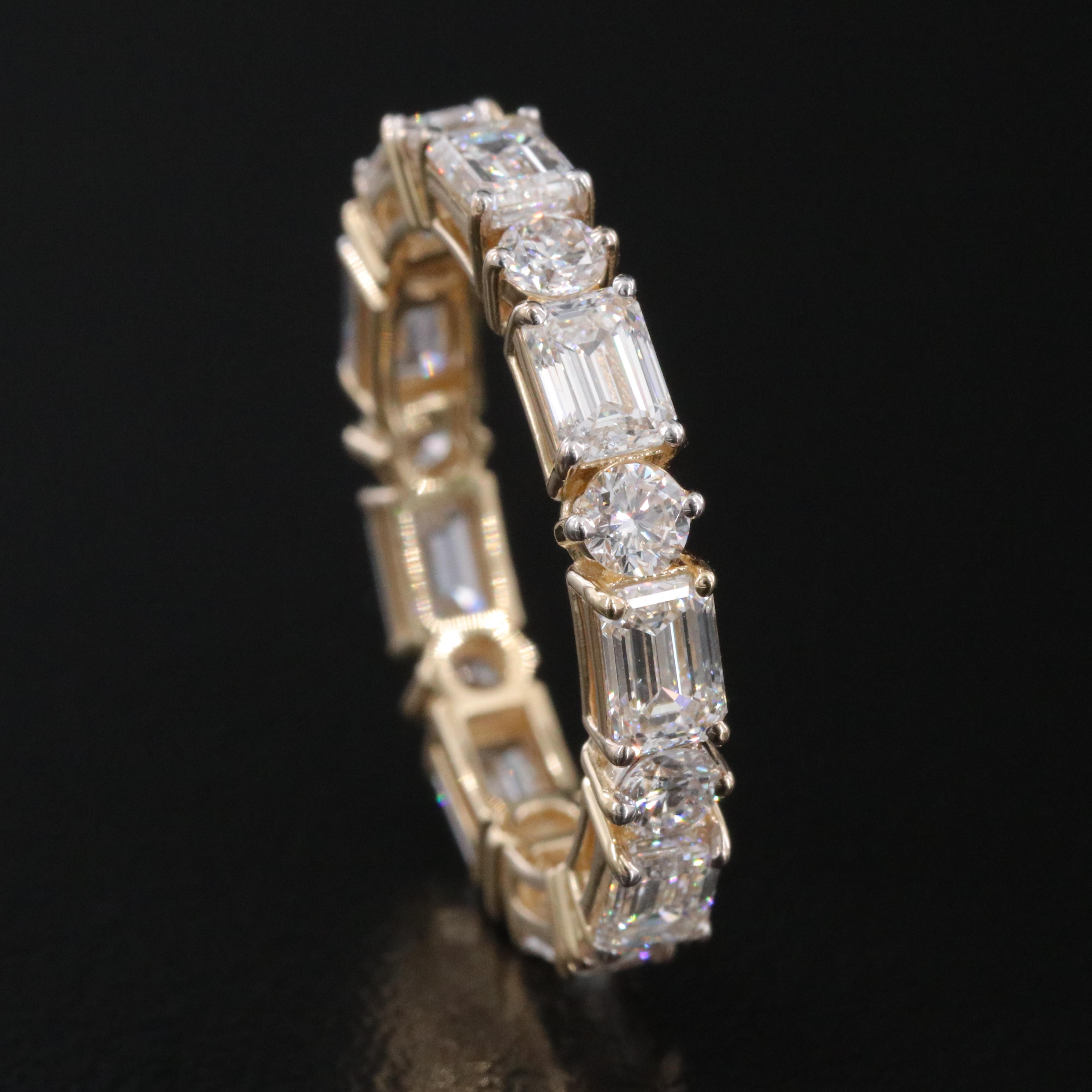 14K 3.36 CTW Lab Grown Diamond Eternity Band