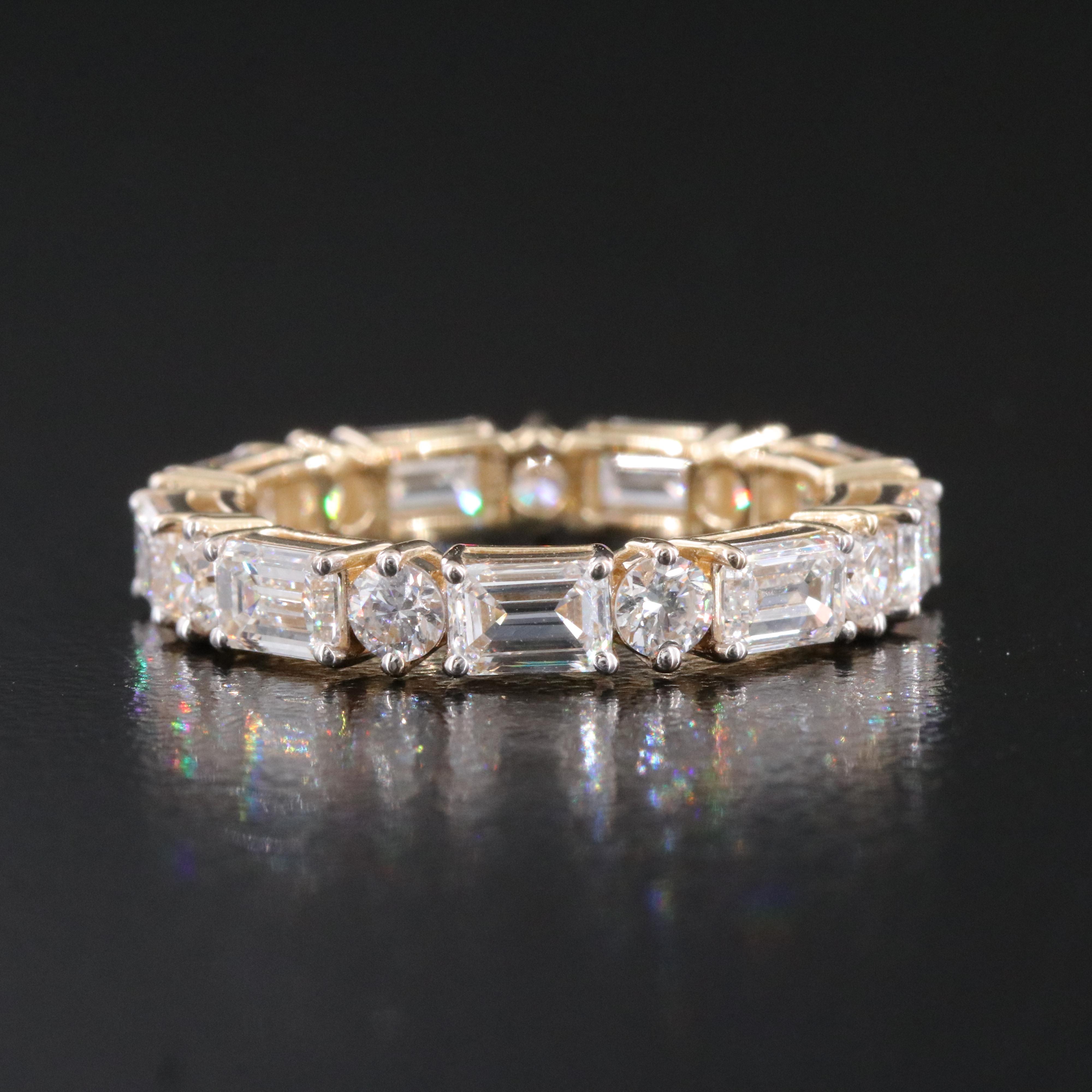 14K 3.36 CTW Lab Grown Diamond Eternity Band