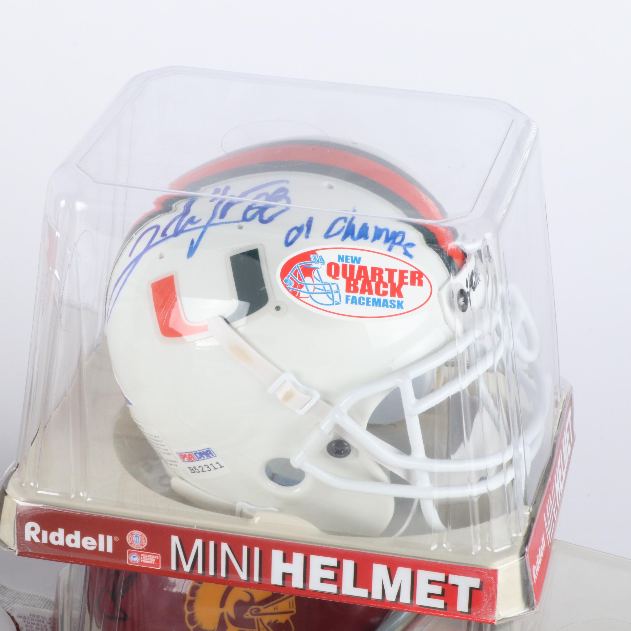 Football, Baseball, and Basketball Memorabilia, Including Several Signatures