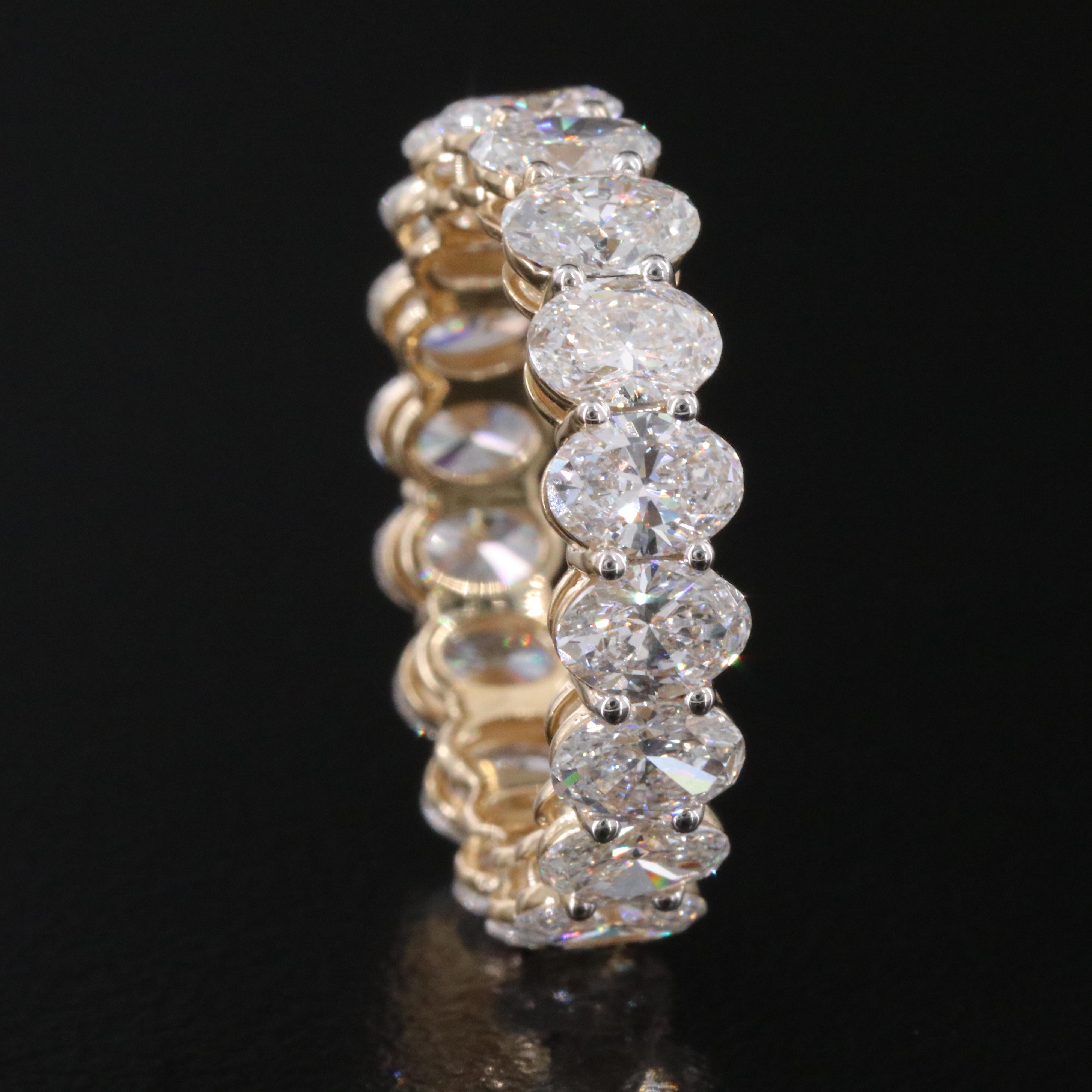 14K 4.52 CTW Lab Grown Diamond Eternity Band