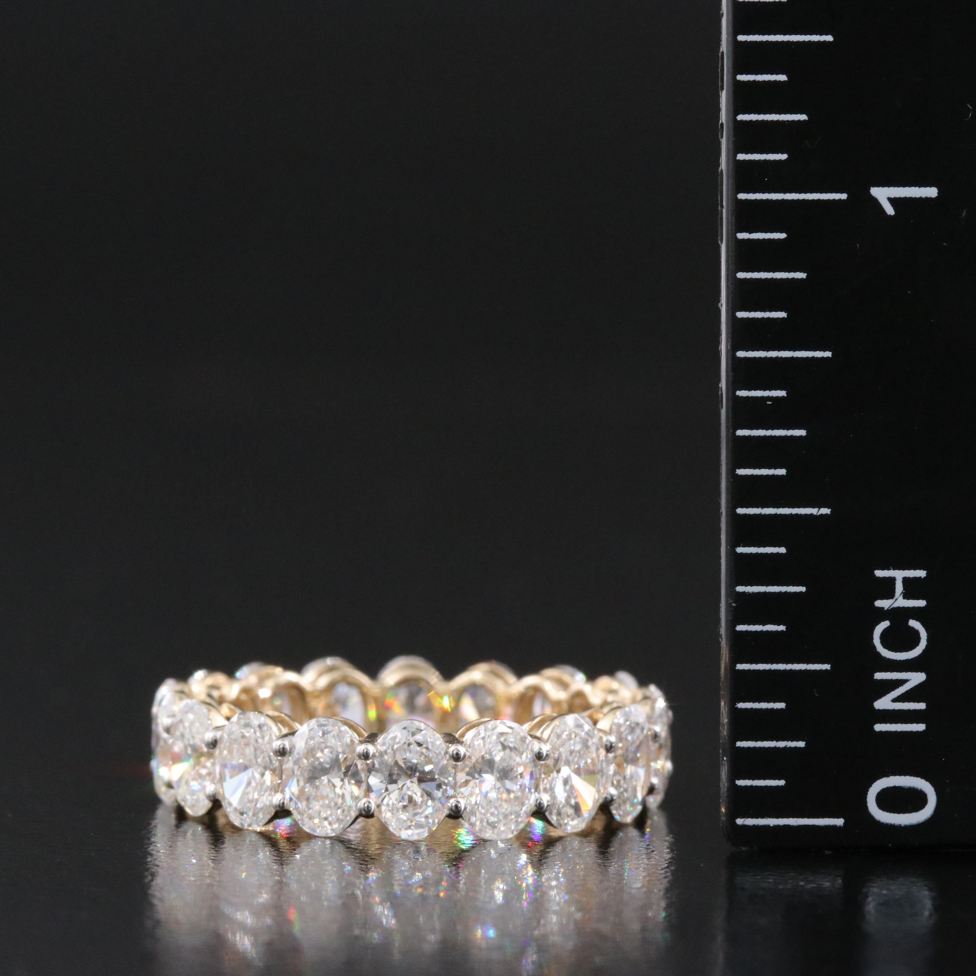 14K 4.52 CTW Lab Grown Diamond Eternity Band