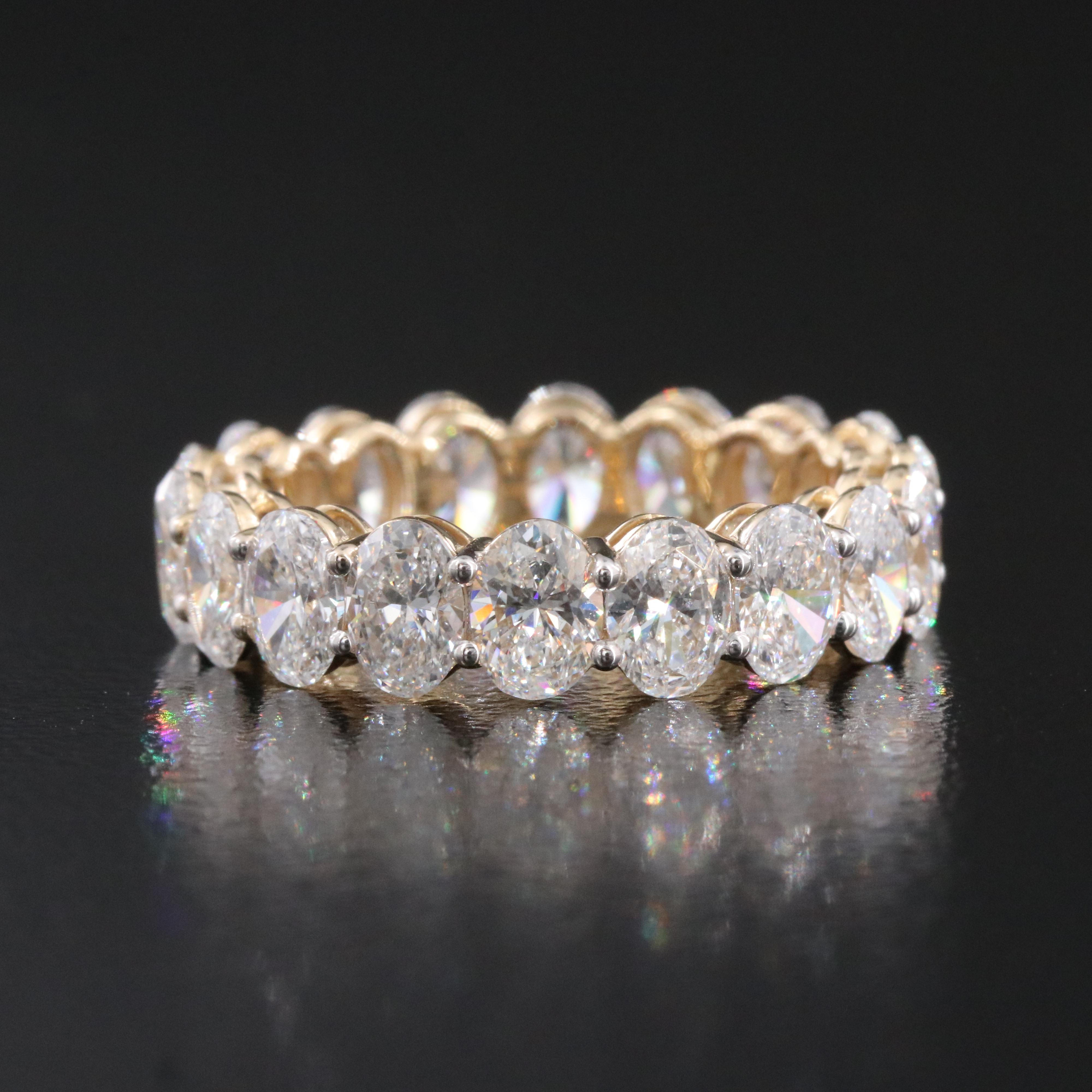 14K 4.52 CTW Lab Grown Diamond Eternity Band