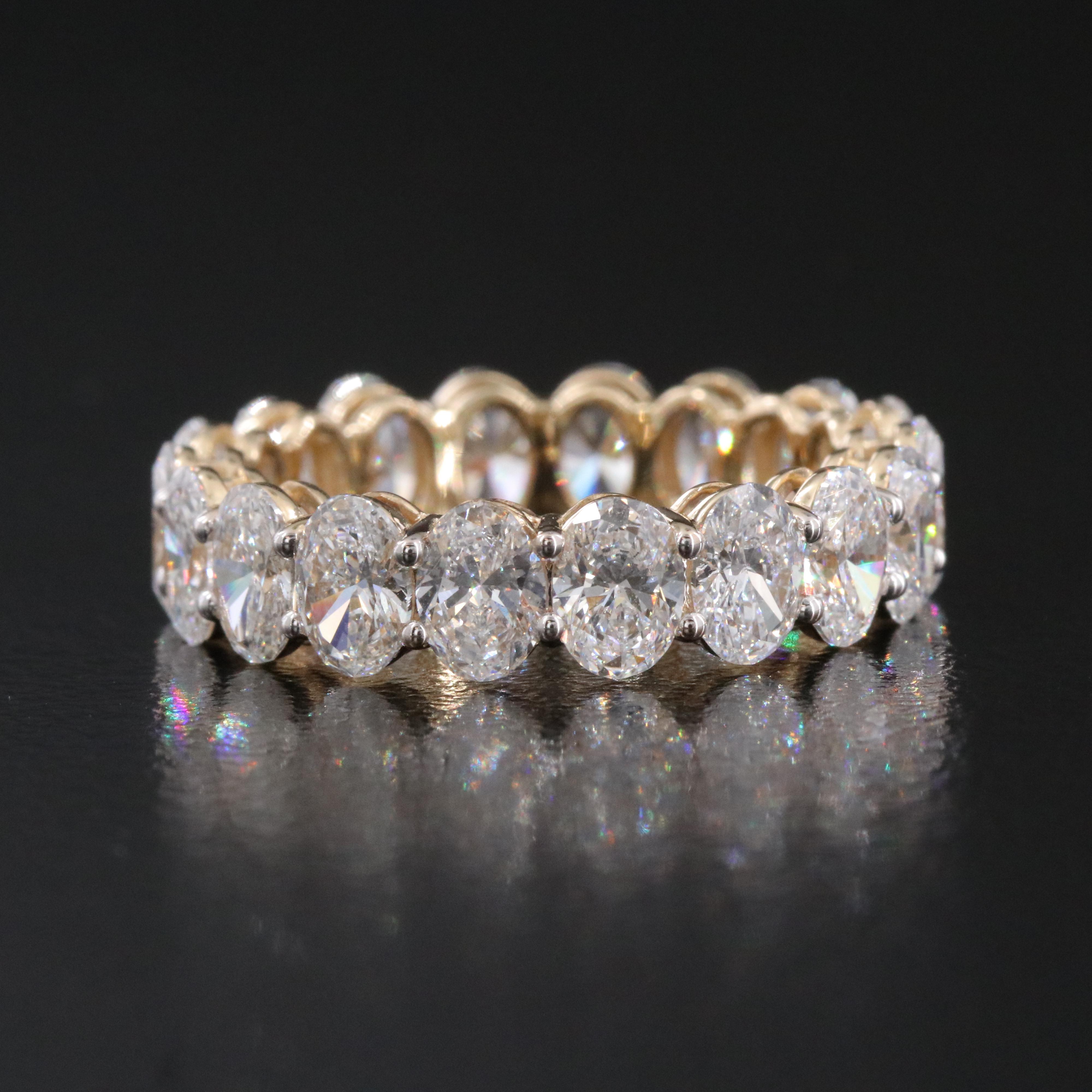 14K 4.52 CTW Lab Grown Diamond Eternity Band