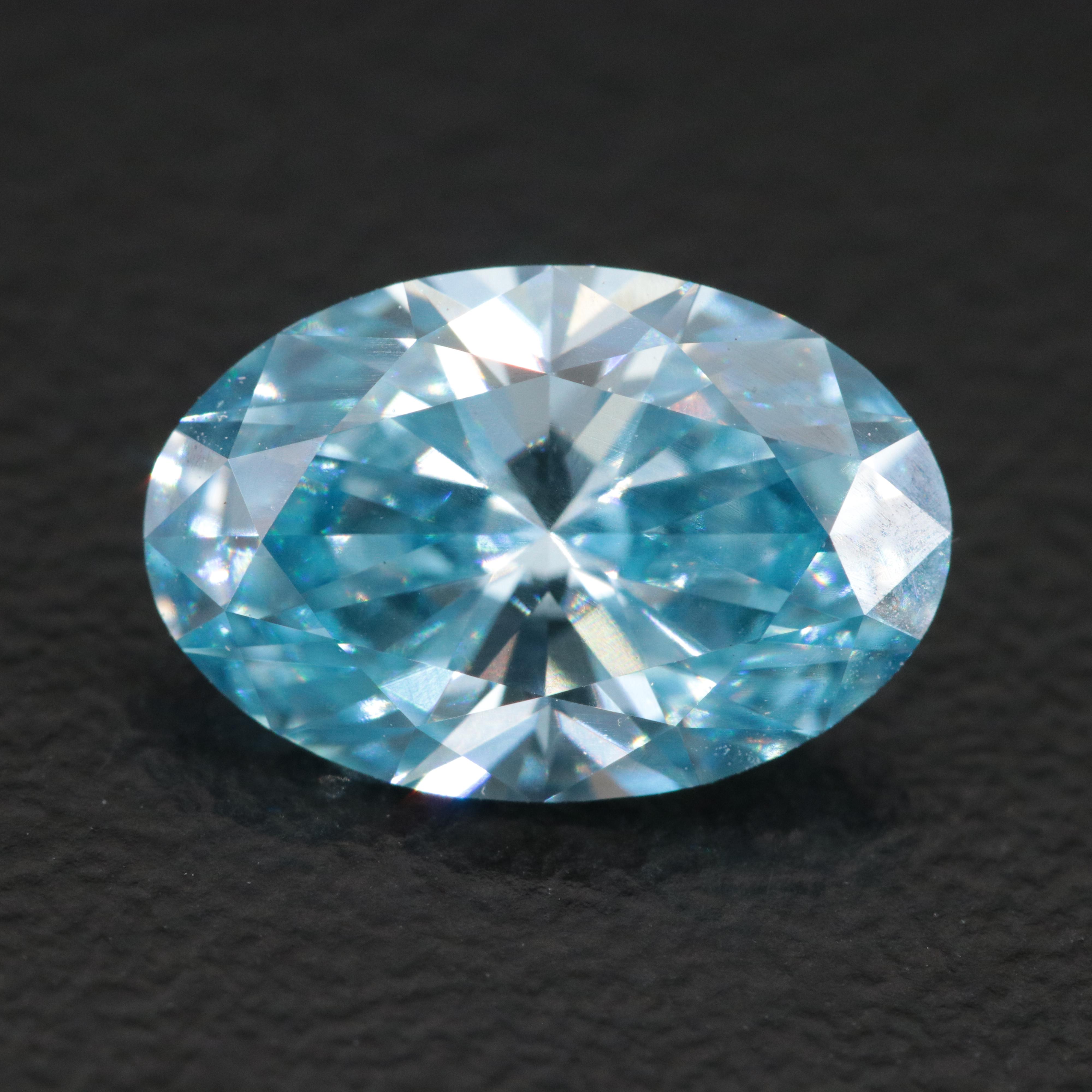 Loose 2.12 CT Fancy Blue Lab Grown Diamond