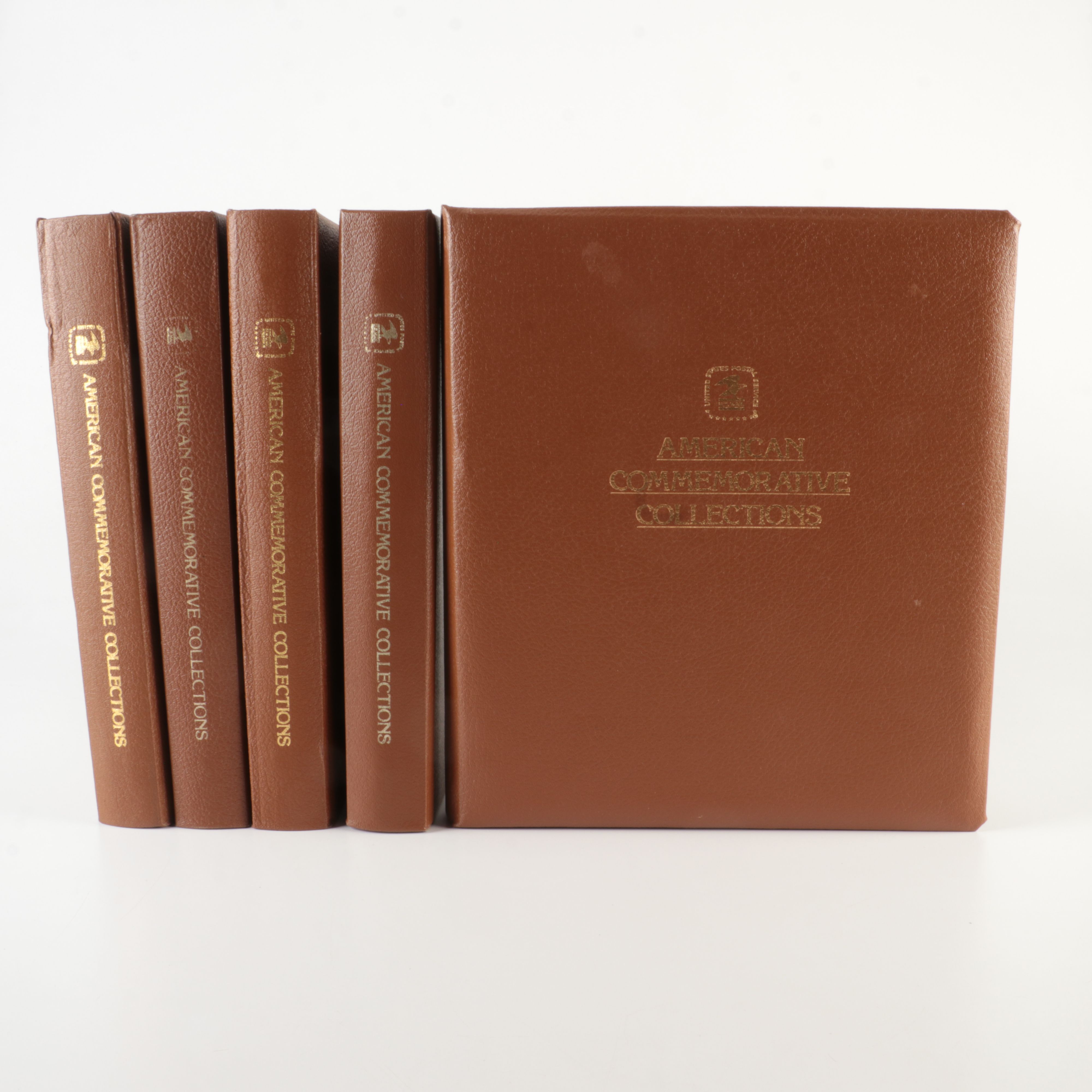 Five  Albums of U.S. First Day Panels, 1980 to 1985