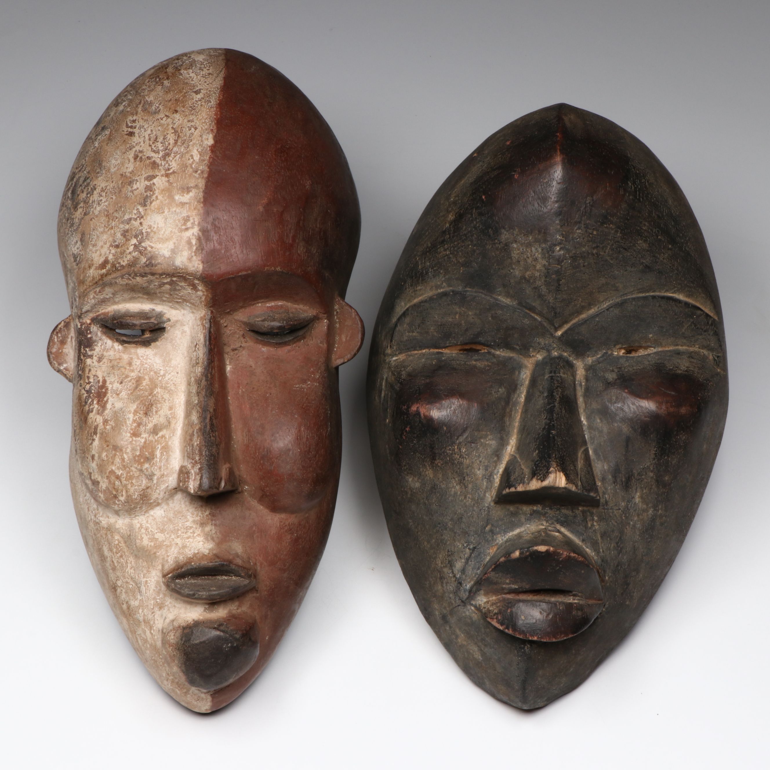 Fang Ngil Society Judicial Mask with Dan Dean Gle Passport Mask