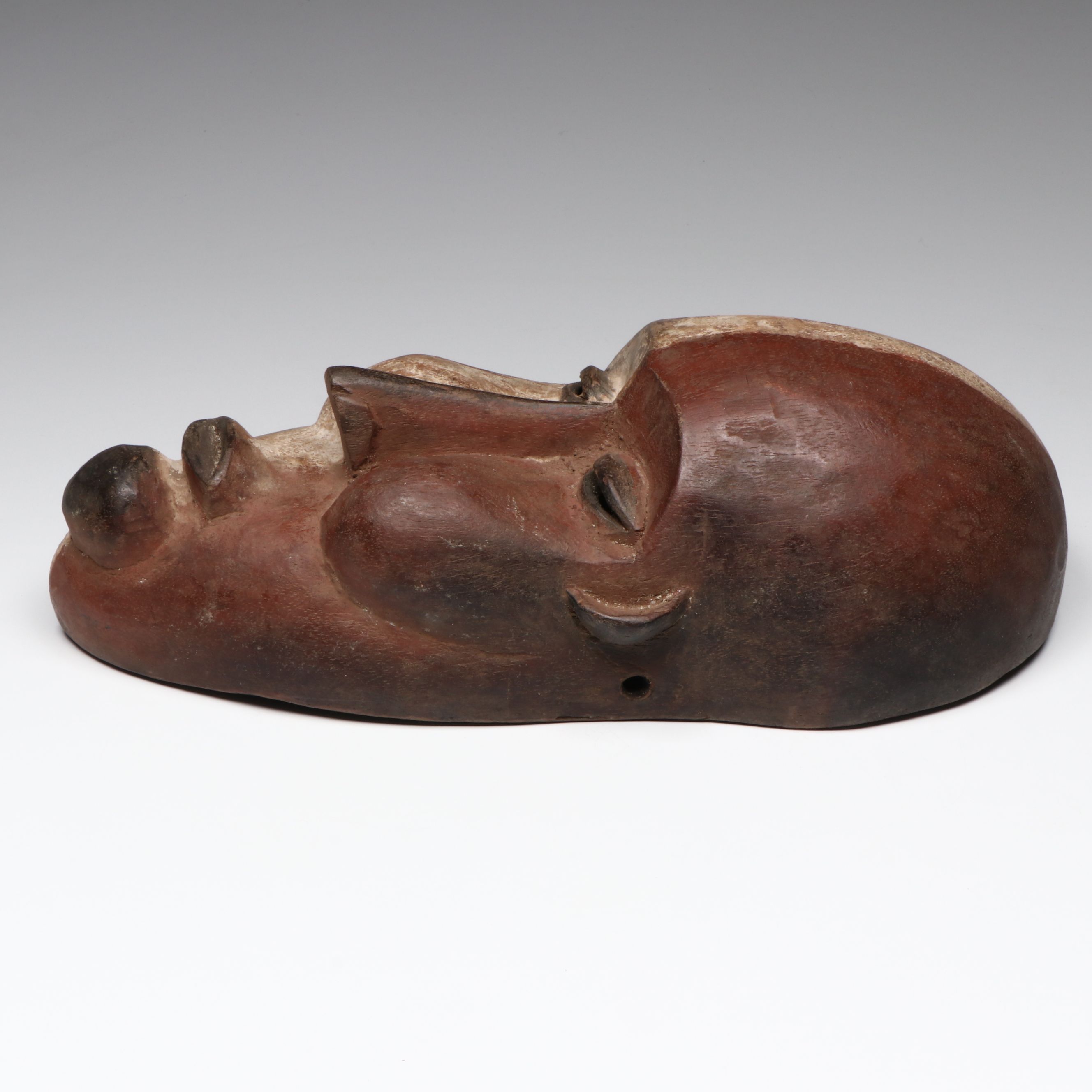 Fang Ngil Society Judicial Mask with Dan Dean Gle Passport Mask