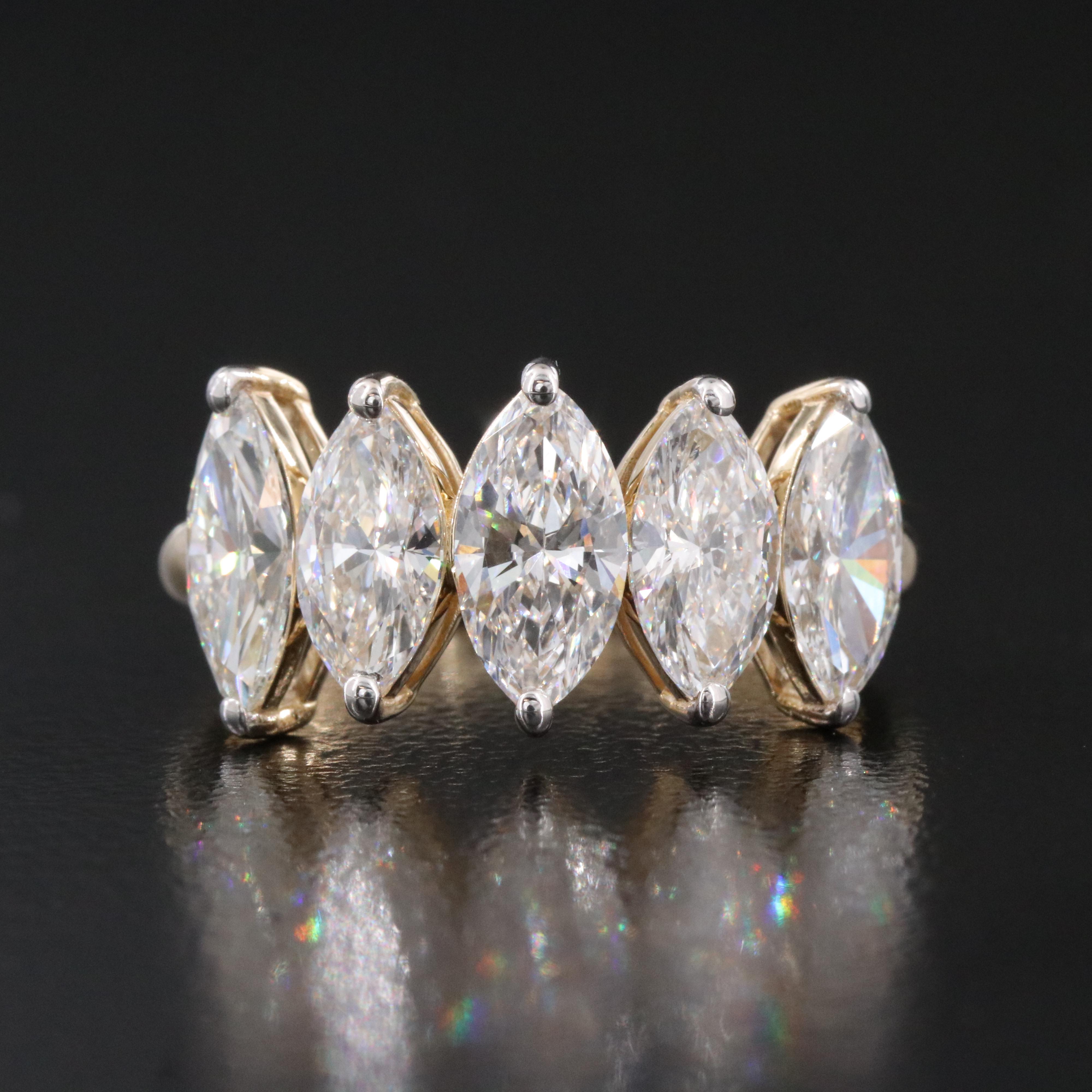 14K 2.88 CTW Lab Grown Diamond Ring
