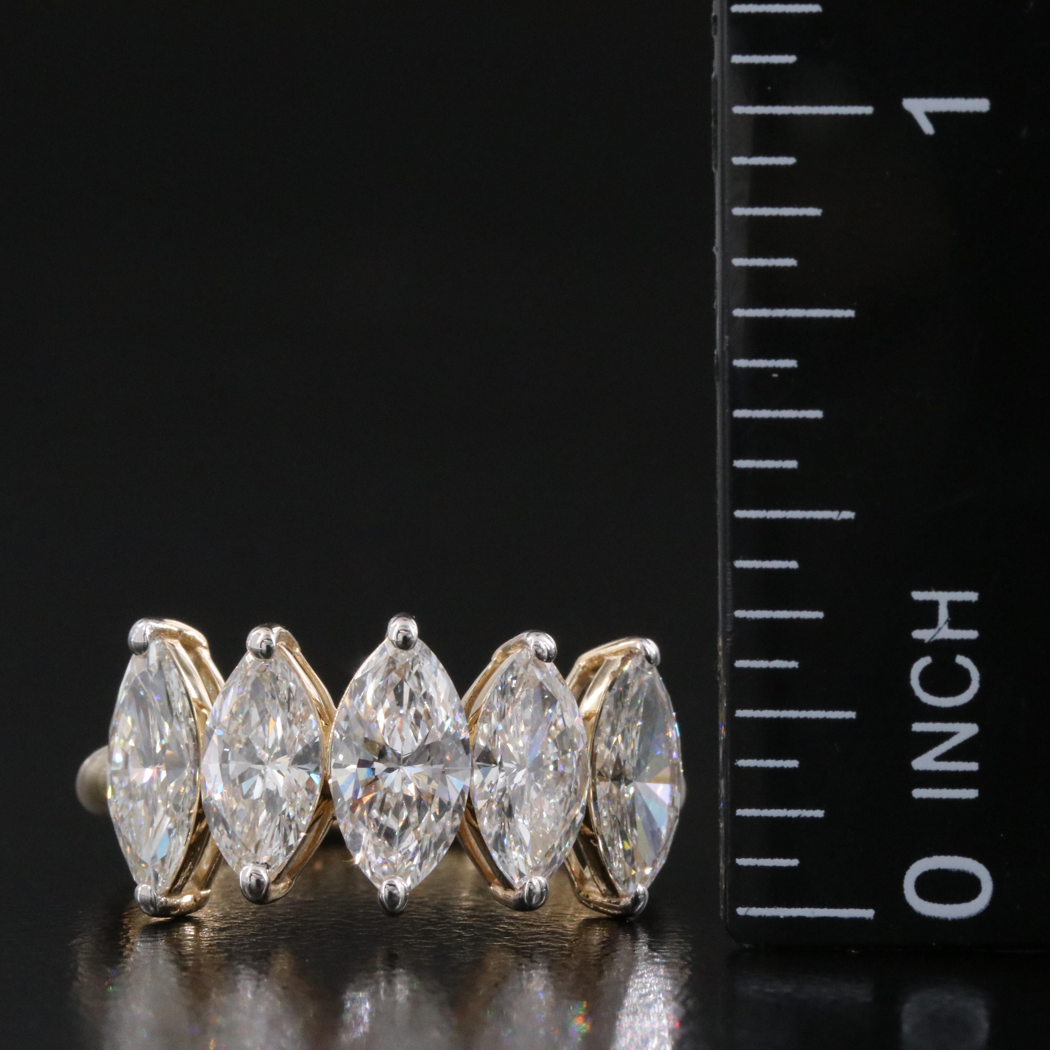 14K 2.88 CTW Lab Grown Diamond Ring