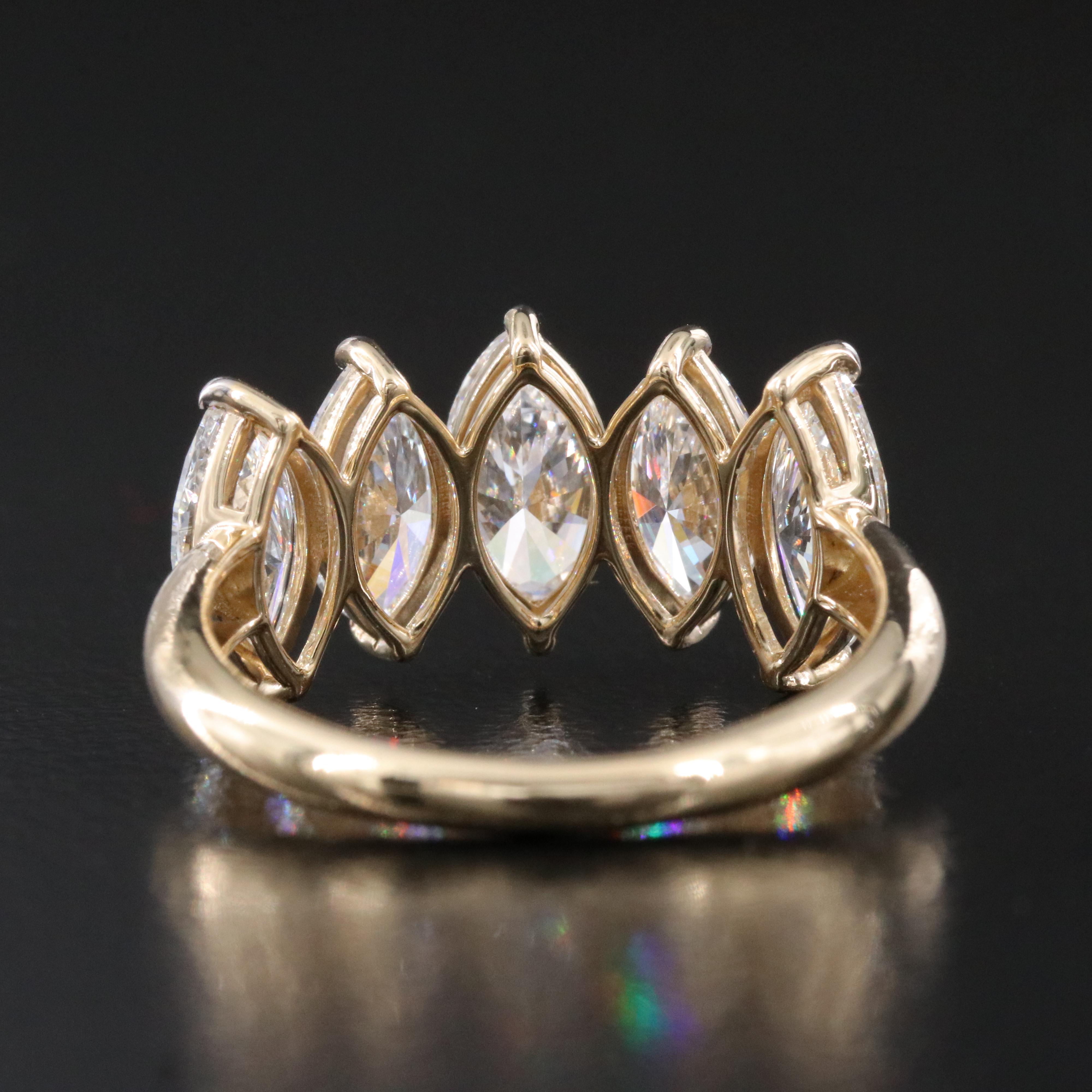 14K 2.88 CTW Lab Grown Diamond Ring