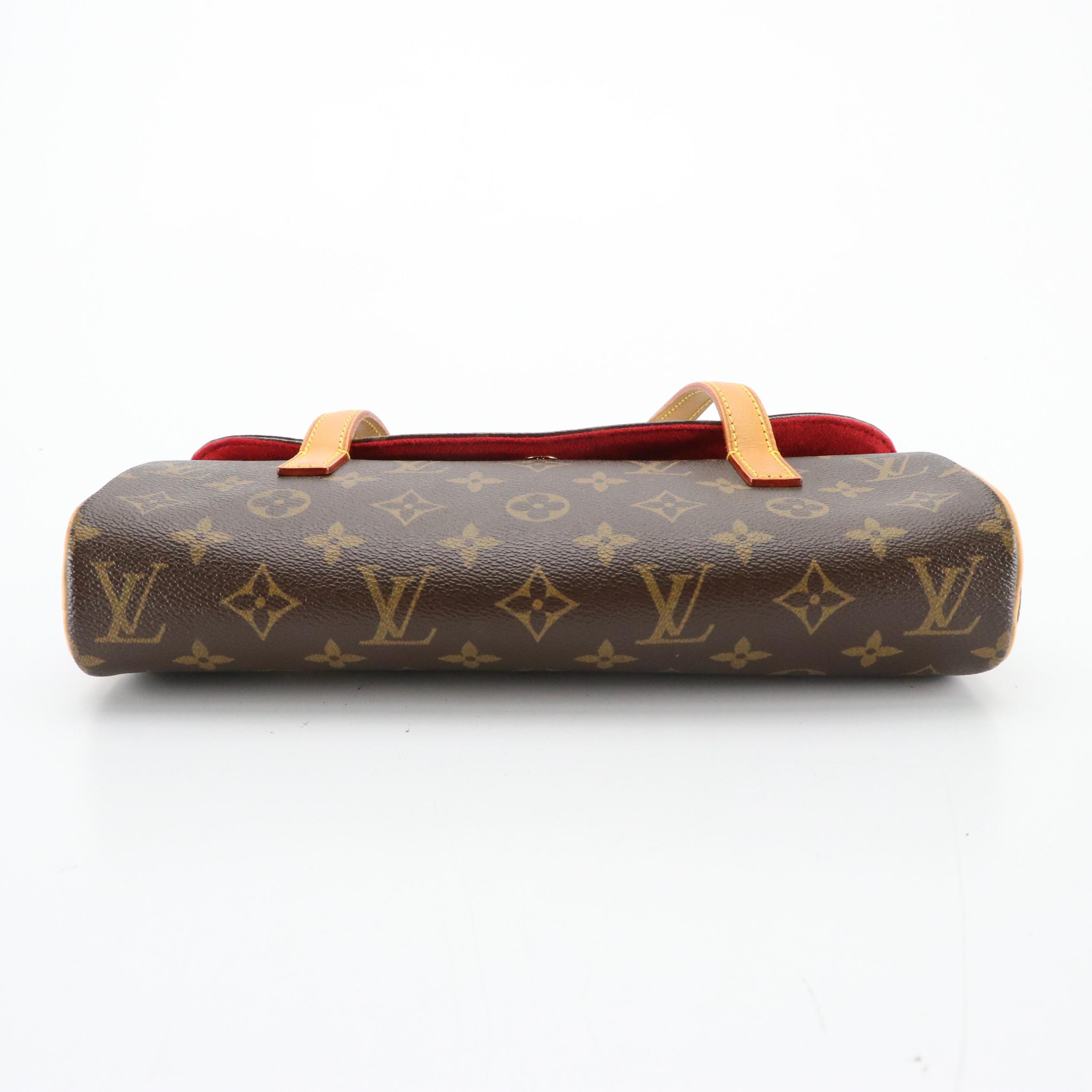 Louis Vuitton Sonatine Handbag in Monogram Canvas