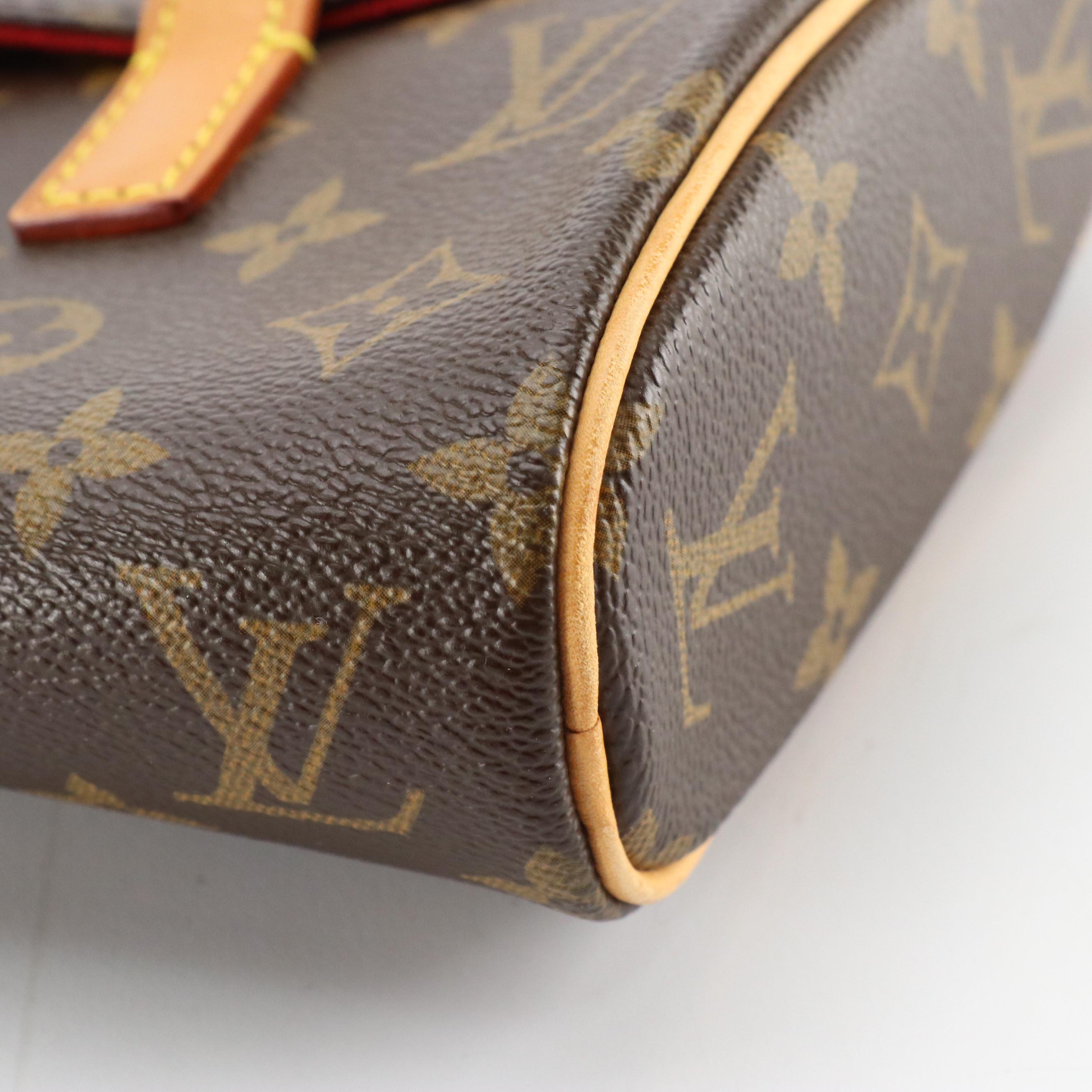 Louis Vuitton Sonatine Handbag in Monogram Canvas