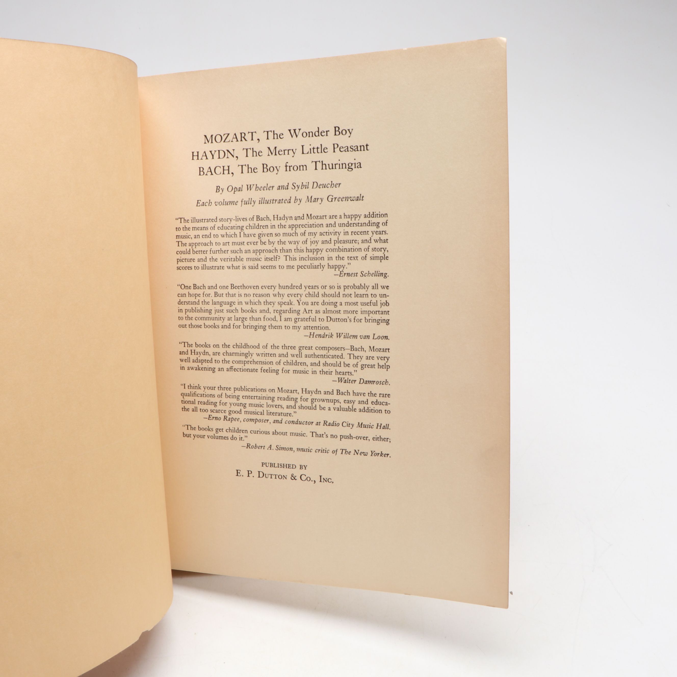 "Mozart: The Wonder Boy," "Frederic Chopin," and More Vintage Music Nonfiction