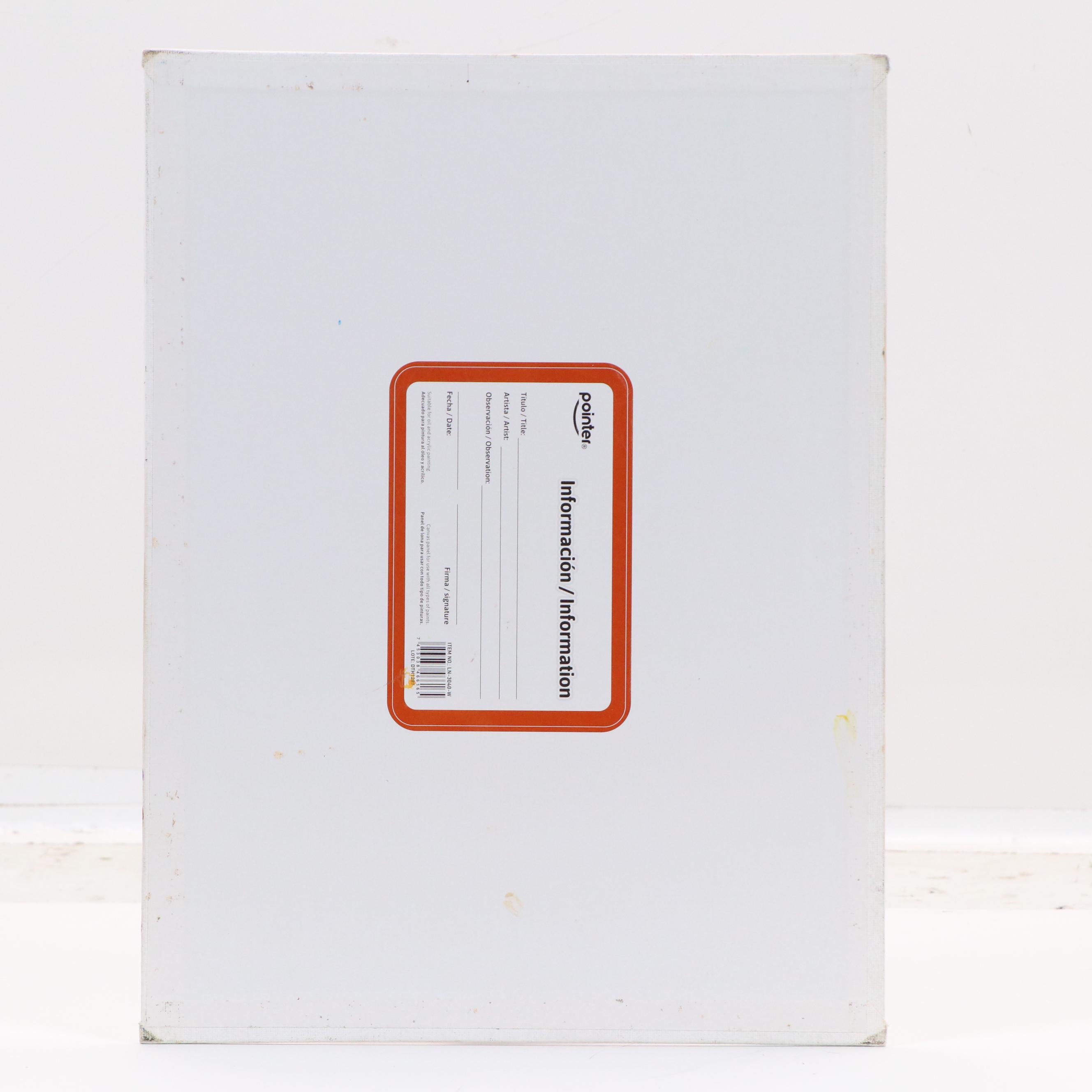 Ricardo Maya Stylized Acrylic Portait, 21st Century