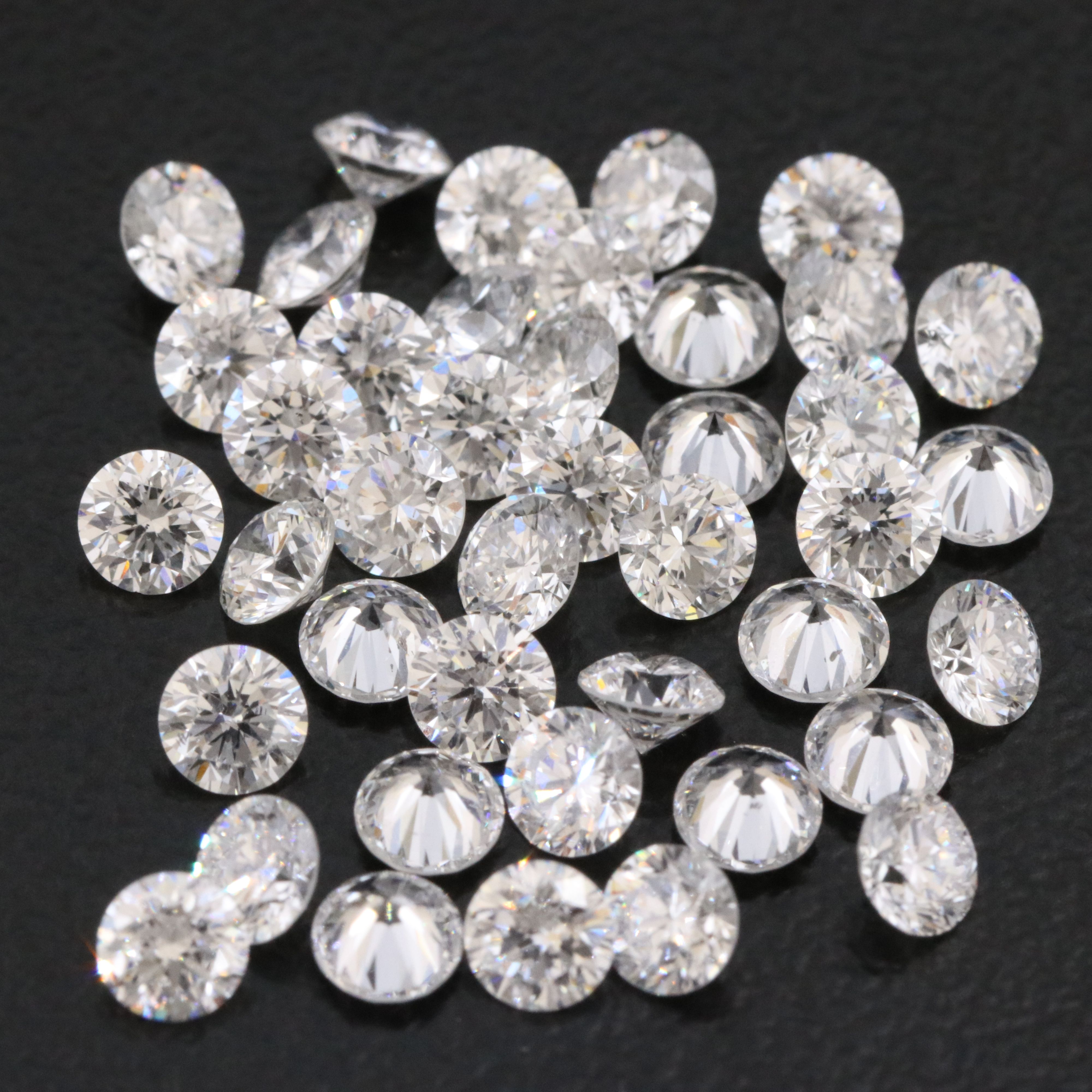Loose 5.09 CTW Lab Grown Diamond Lot