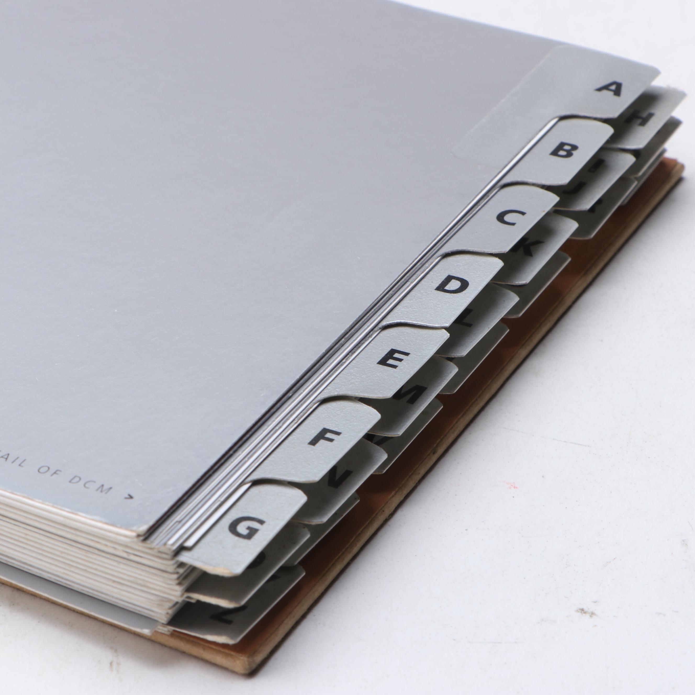 First Edition Eames Address Book, 2002