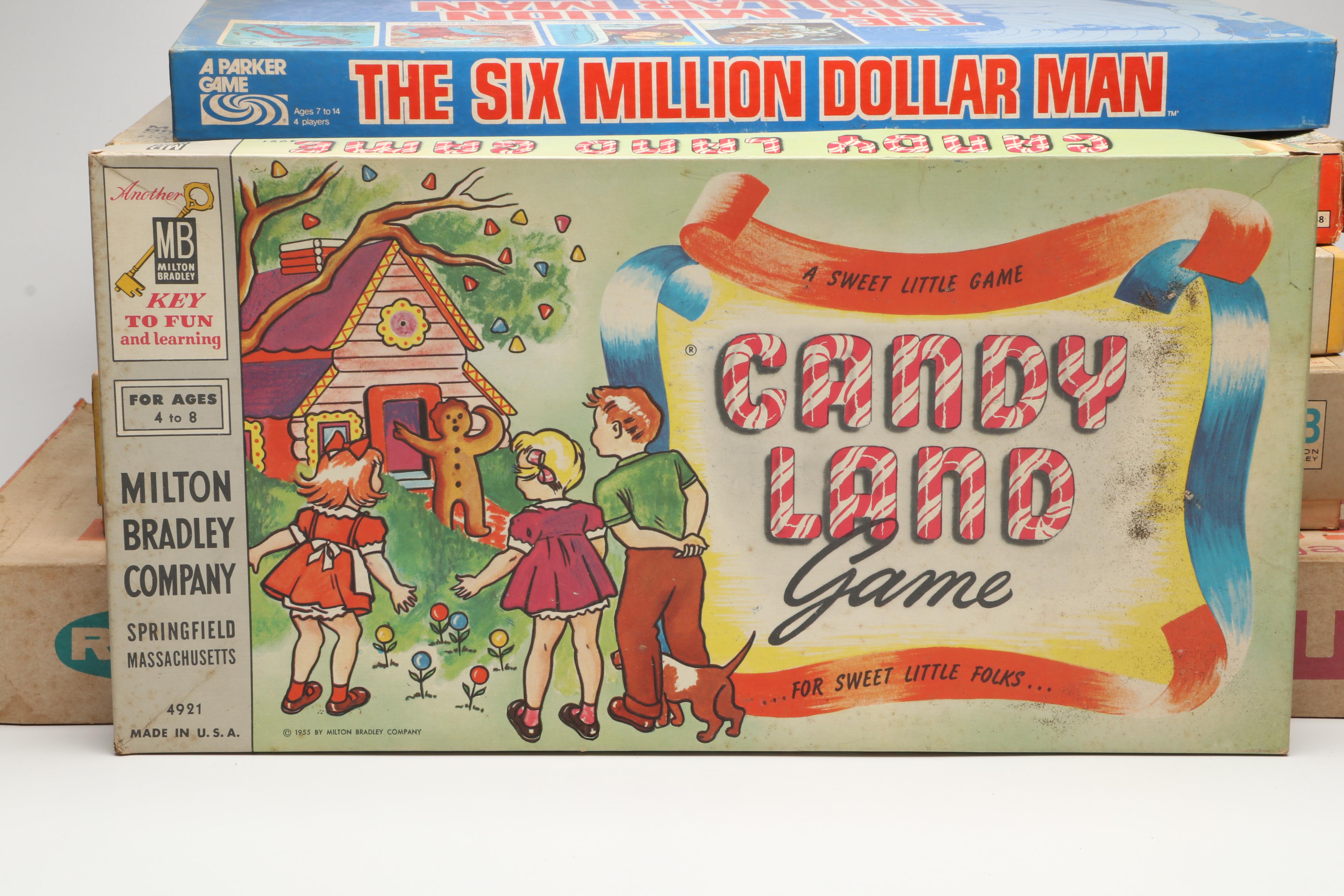 Candy Land, Beat the Clock and More Board Games, Mid to Late 20th Century