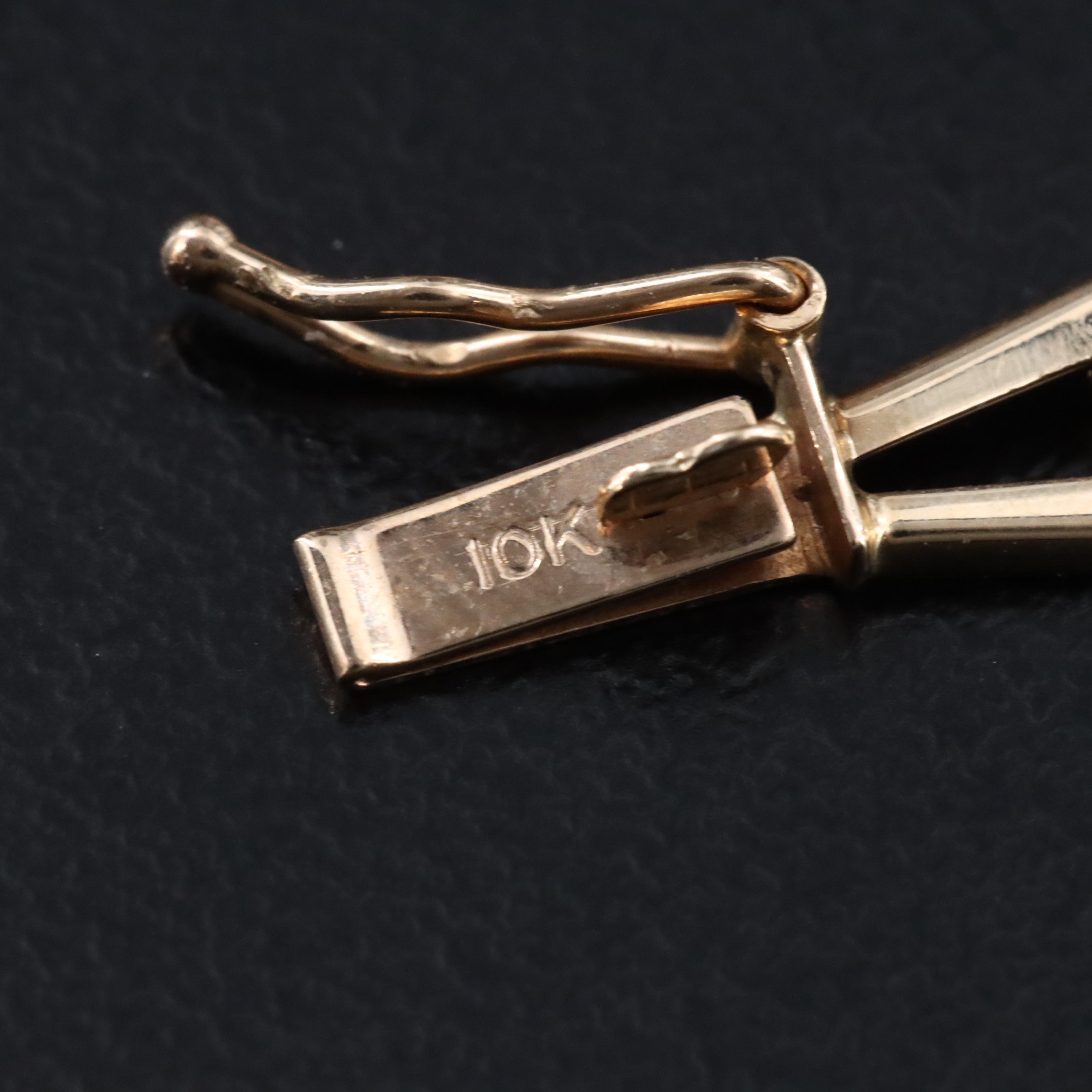 10K Sapphire and Diamond Bracelet