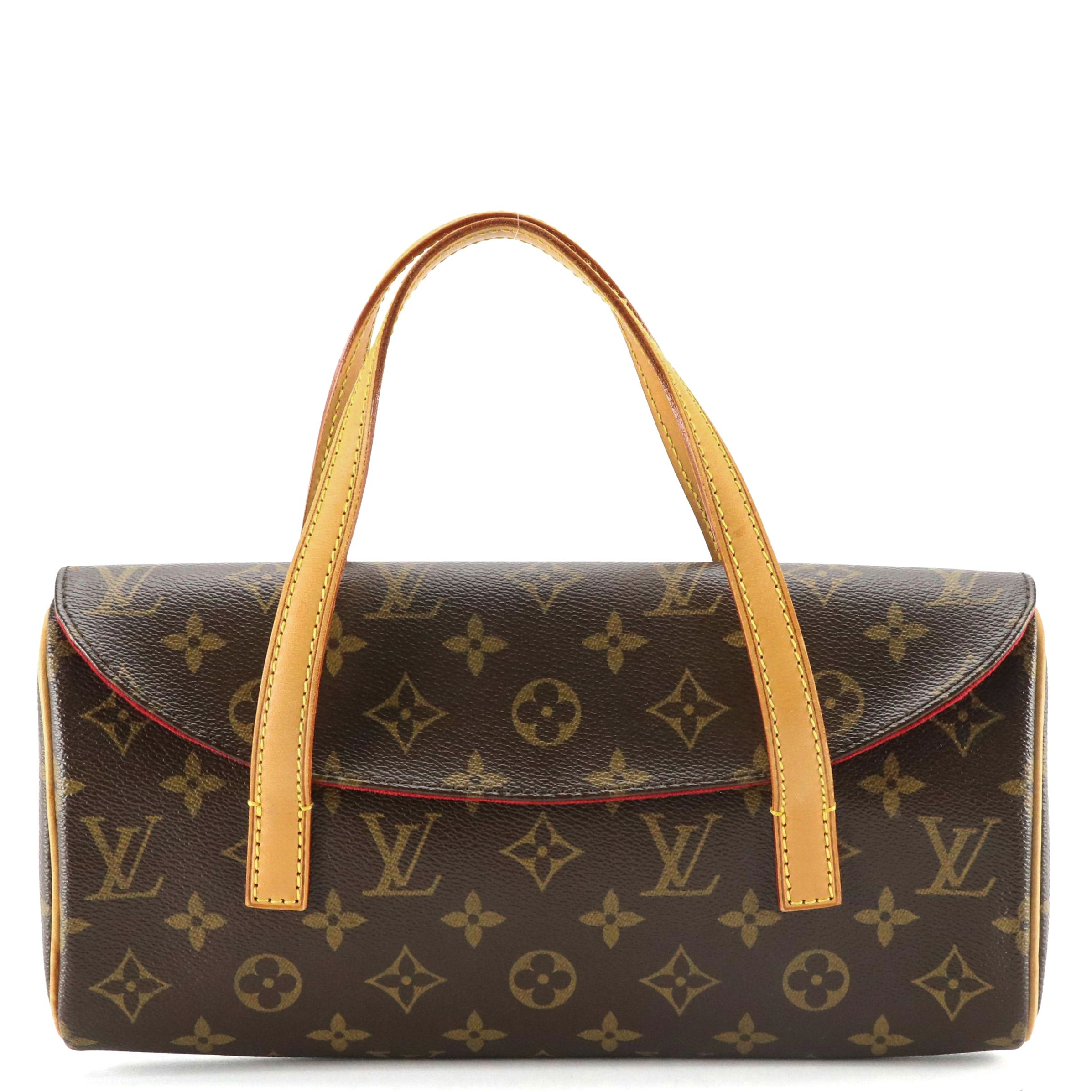 Louis Vuitton Sonatine Handbag in Monogram Canvas