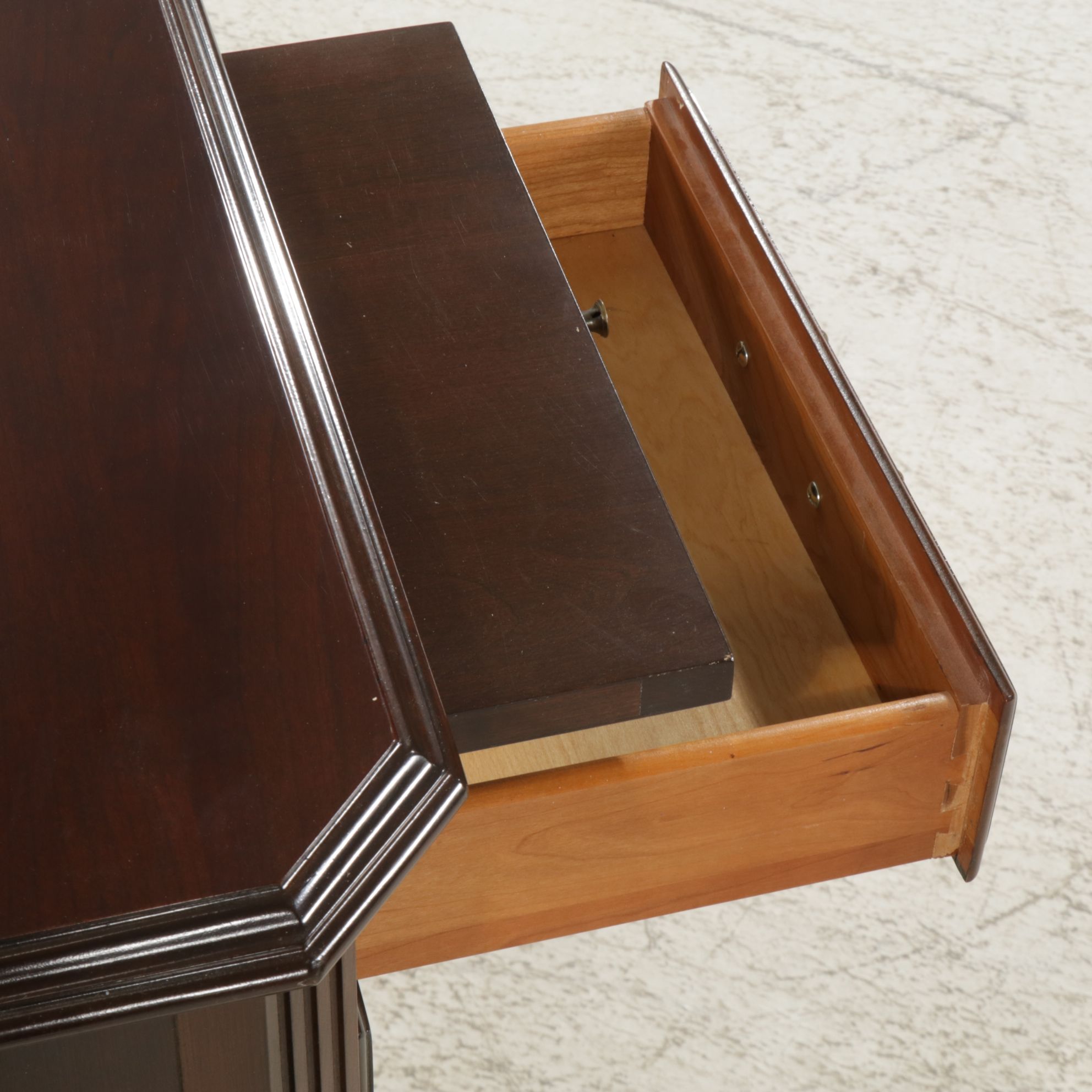 Ethan Allen Chippendale Style Cherry Executive Desk