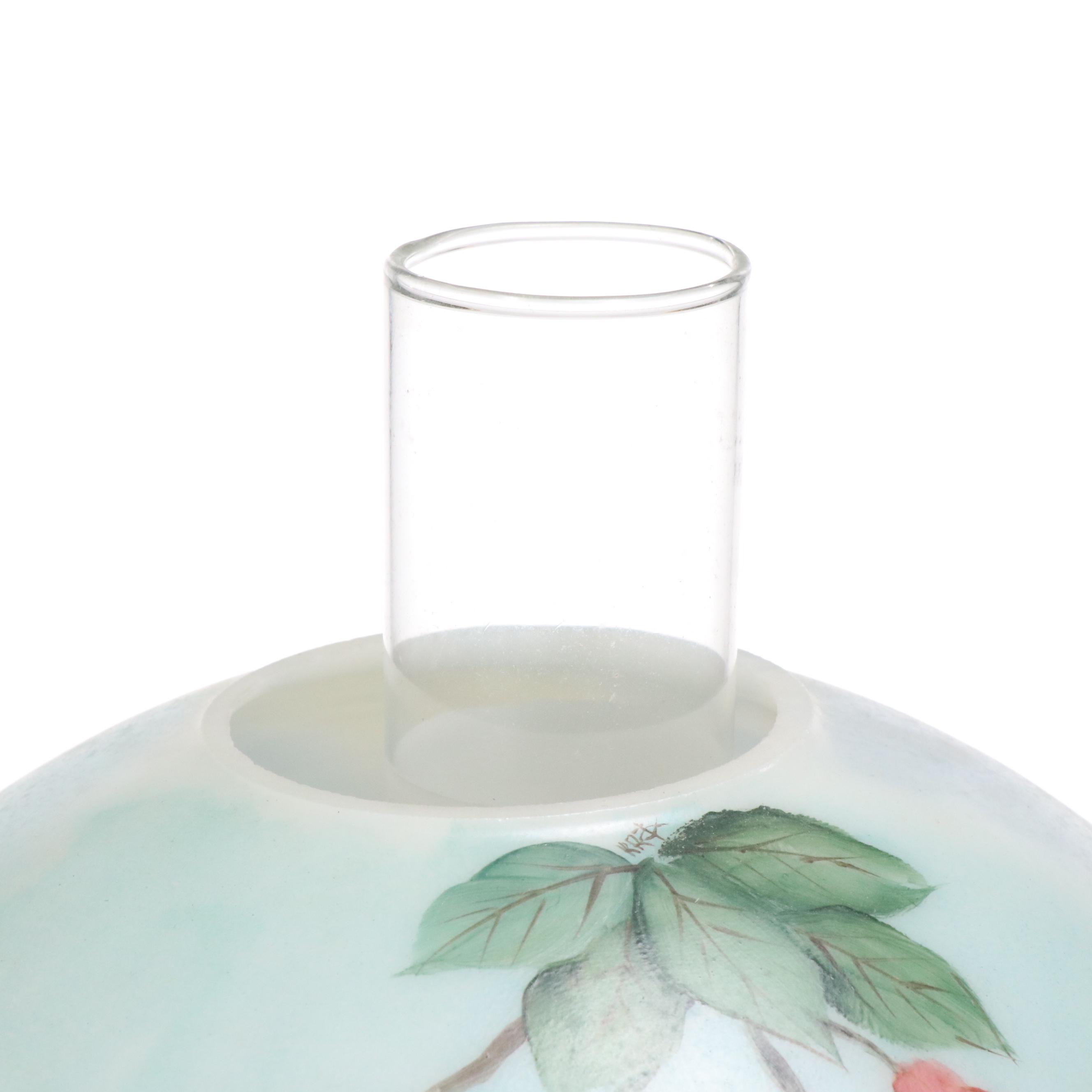 Karen Rogers Hand-Painted Gone with the Wind Style Table Lamp