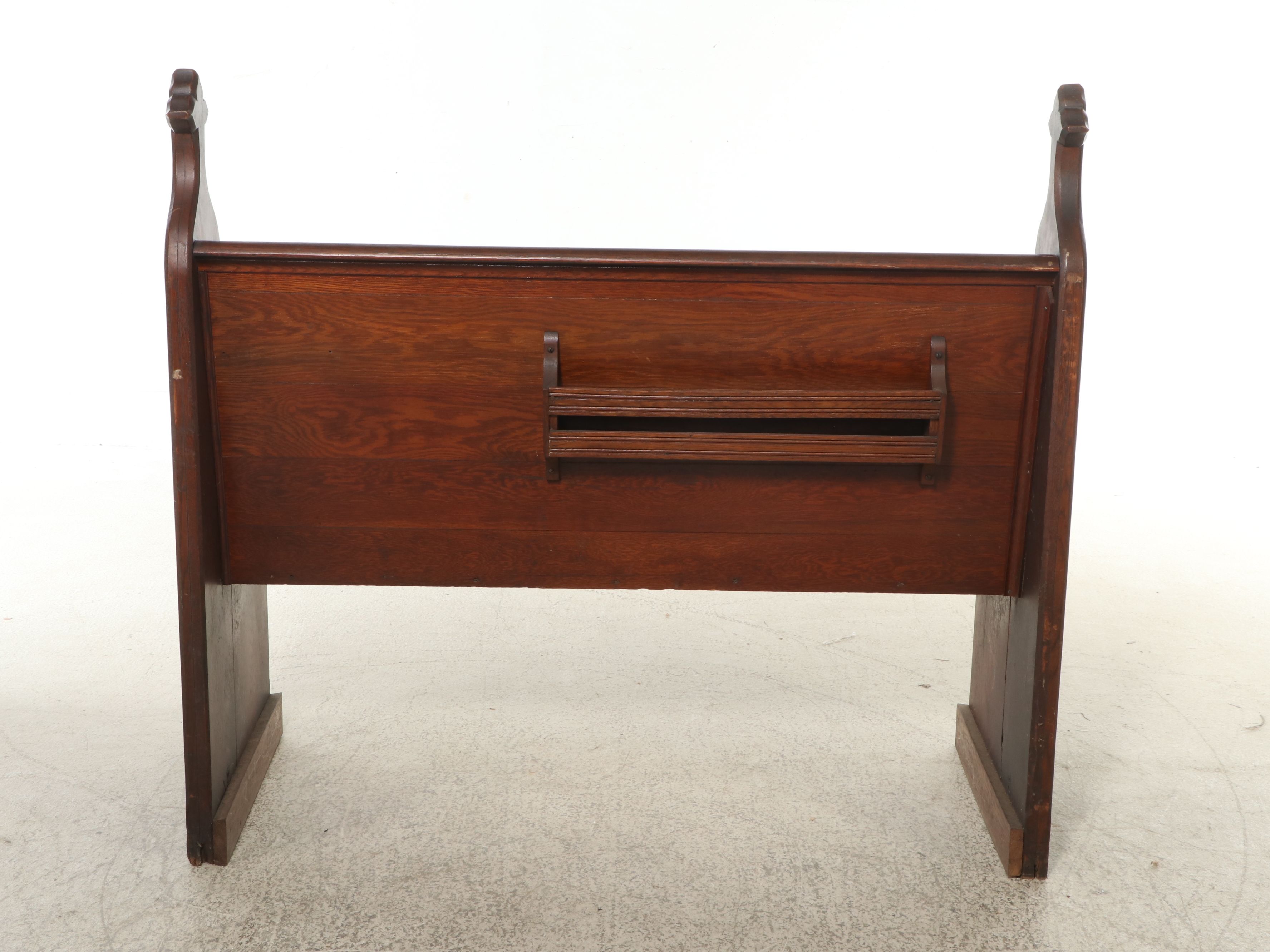Late Victorian Oak Church Pew, Early 20th Century