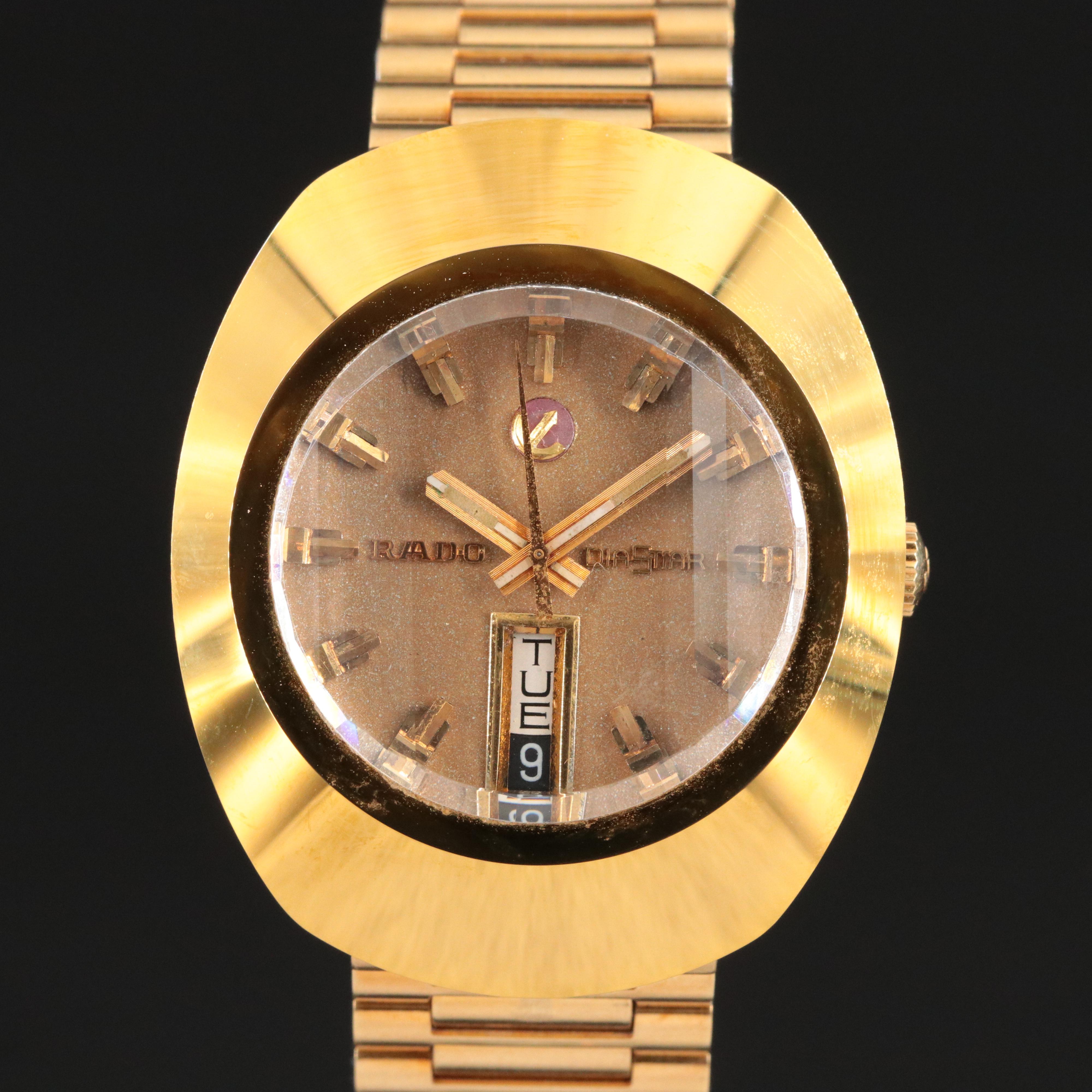 Rado Diastar Tungsten Carbide Vintage Watch c.1975