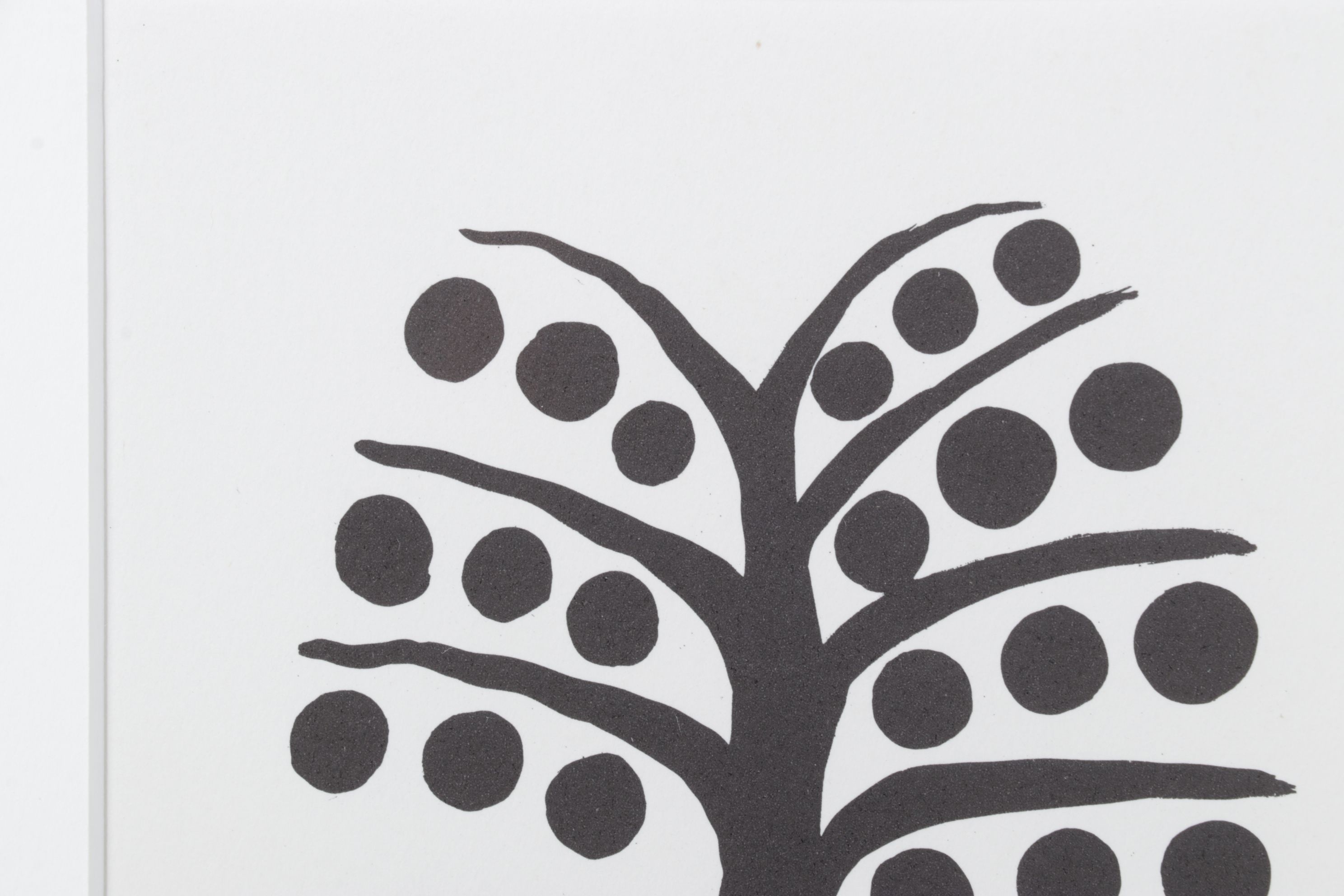 Alexander Calder Color Lithograph "Tree" for "Derrière le Miroir," 1971