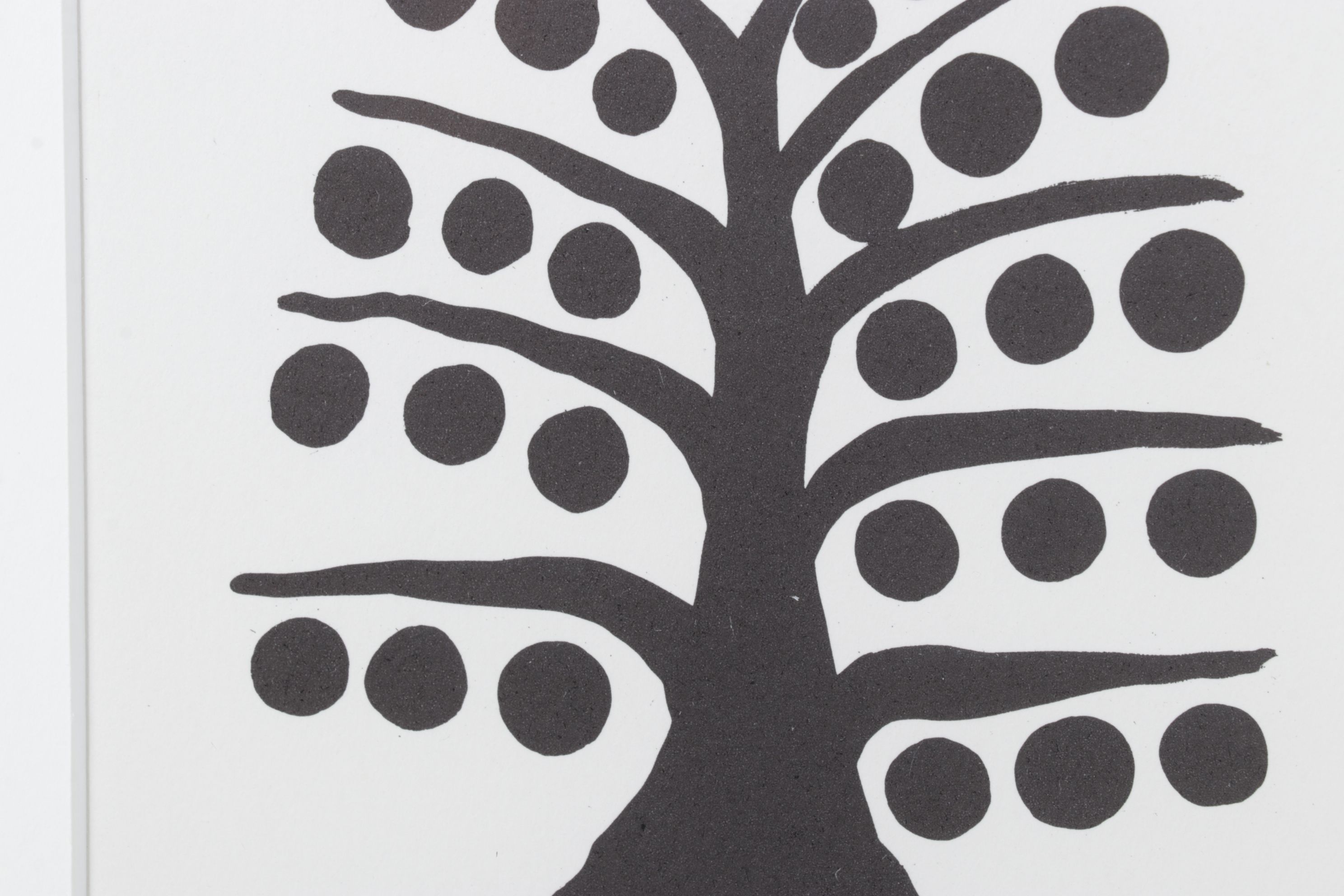 Alexander Calder Color Lithograph "Tree" for "Derrière le Miroir," 1971