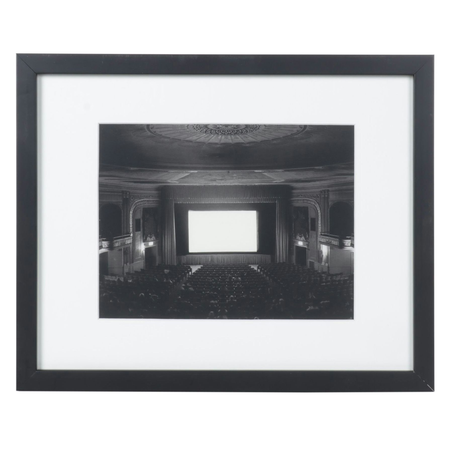 Hiroshi Sugimoto Offset Lithograph "Lafayette, New York" from "Theaters" Series