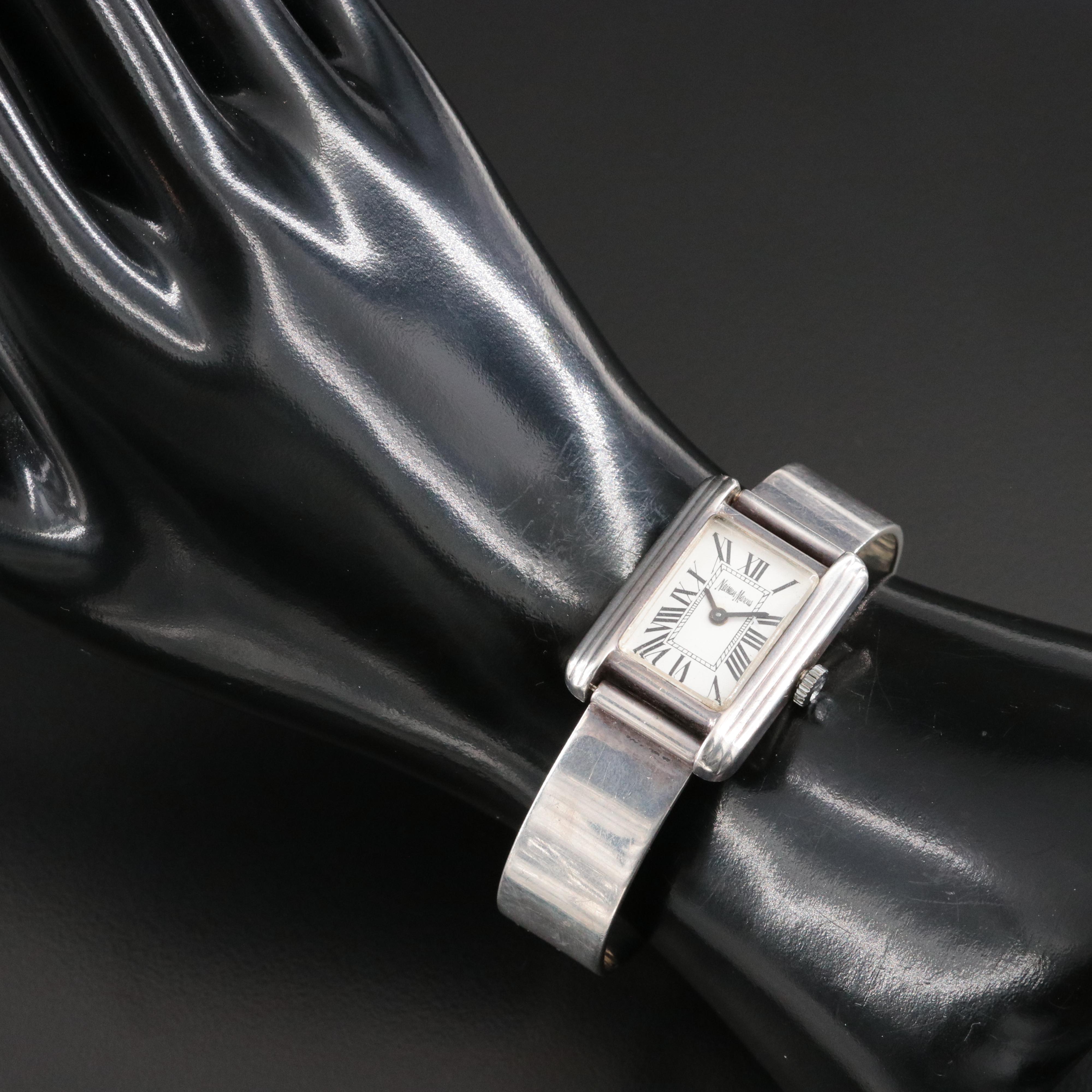 Neiman Marcus 800 Silver Watch