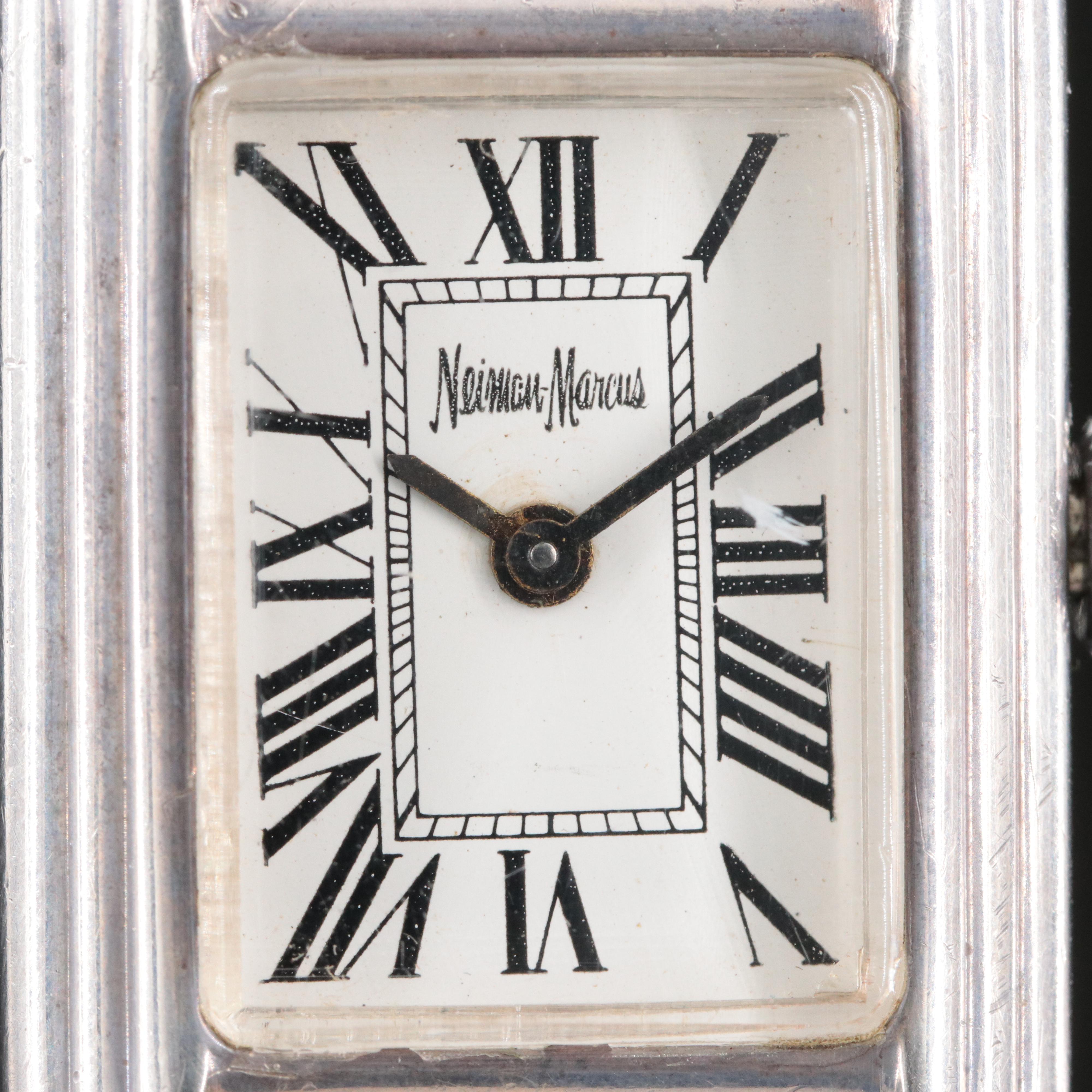 Neiman Marcus 800 Silver Watch